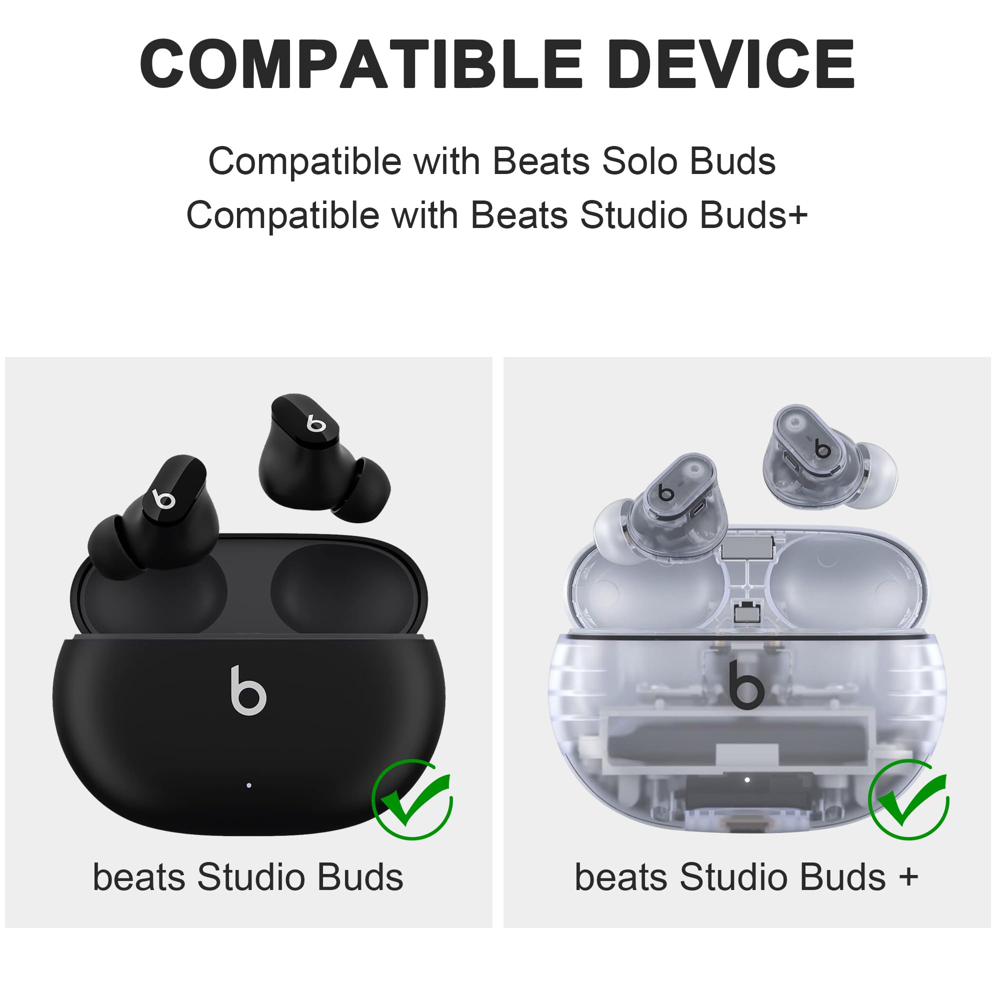 Amazon | Beats Studio Buds用イヤーチップ - シリコンイヤーチップ6組