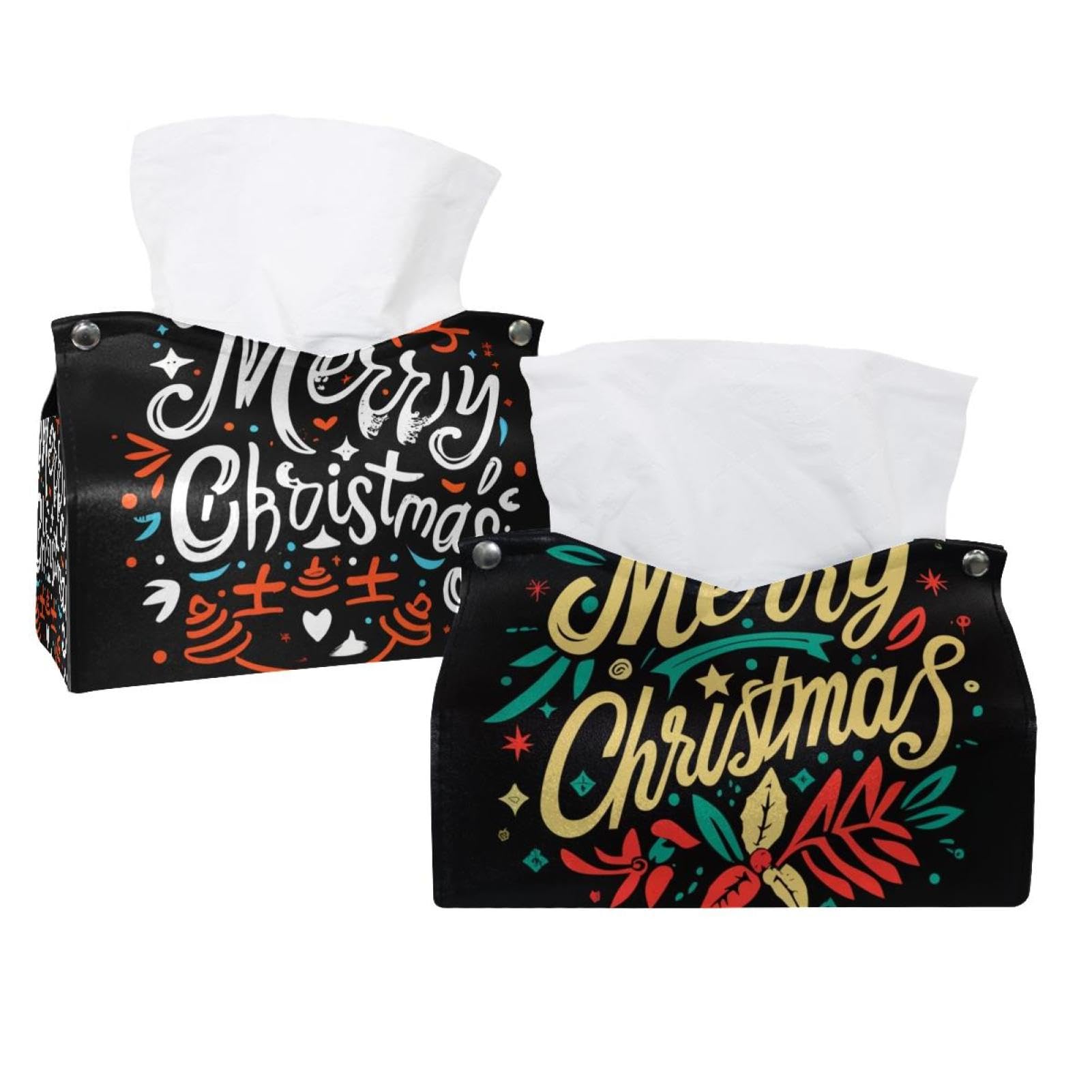 Boîte à mouchoirs de Noël pour cacher les emballages en carton jetables de votre salon