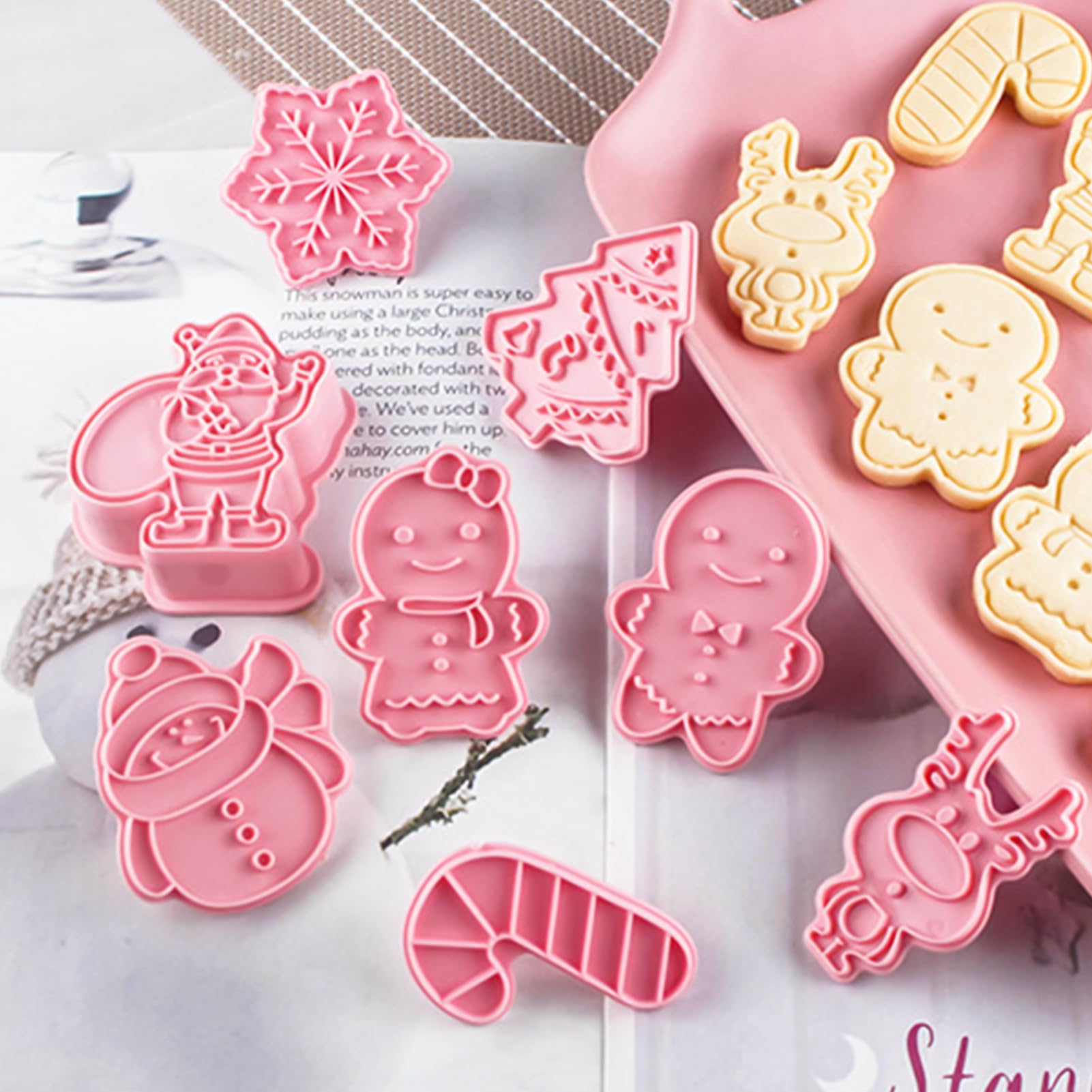 Amazon | クリスマス クッキー型 3D クッキー型抜き 製菓用品 クッキー