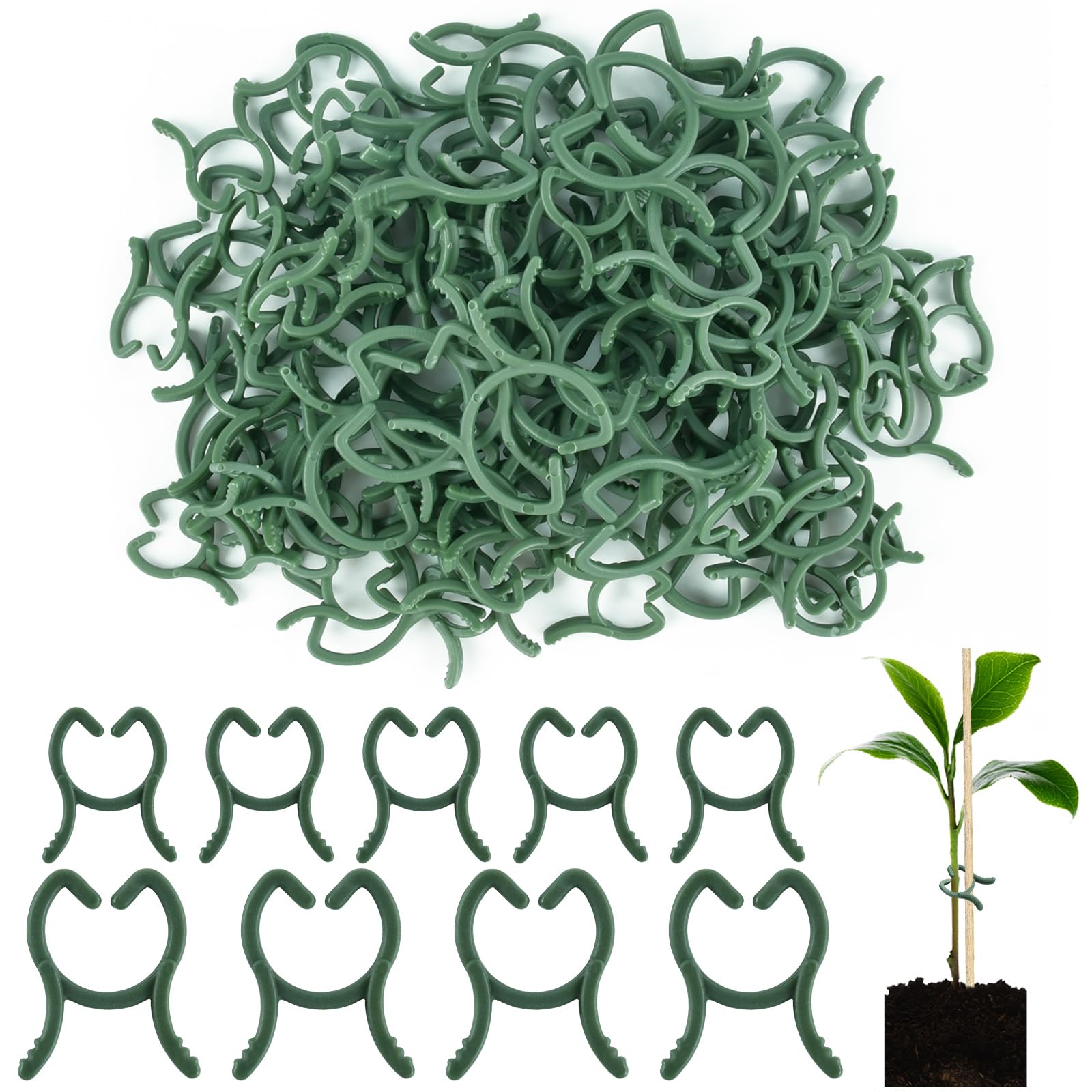 clips pour plantes 200 pièces