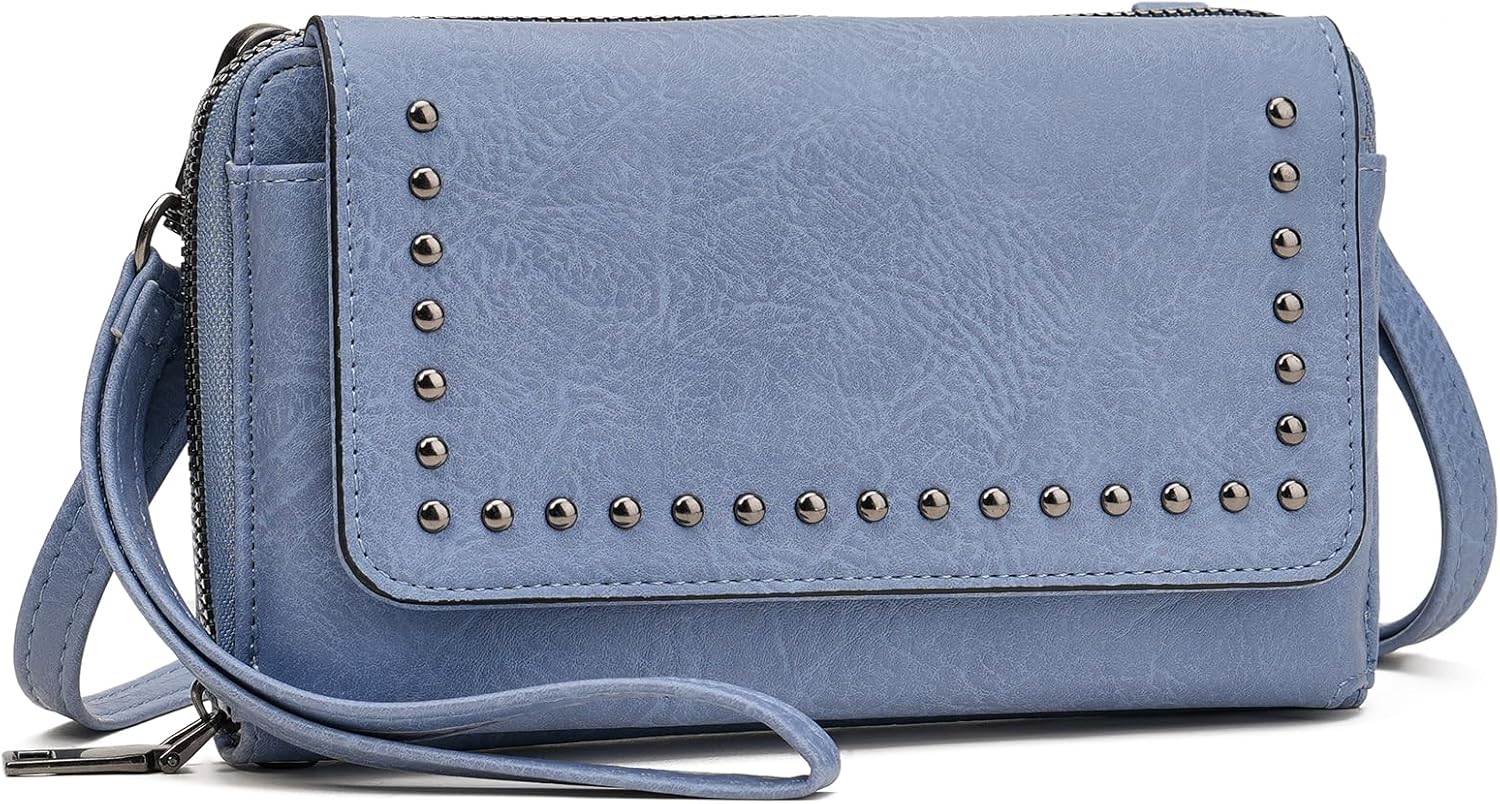 GAEKEAO Small Crossbody Bag for Women Vegan Leather Cell Phone Wallet Wristlet Purse Clutch with Zip Around 2 Straps - Image 7