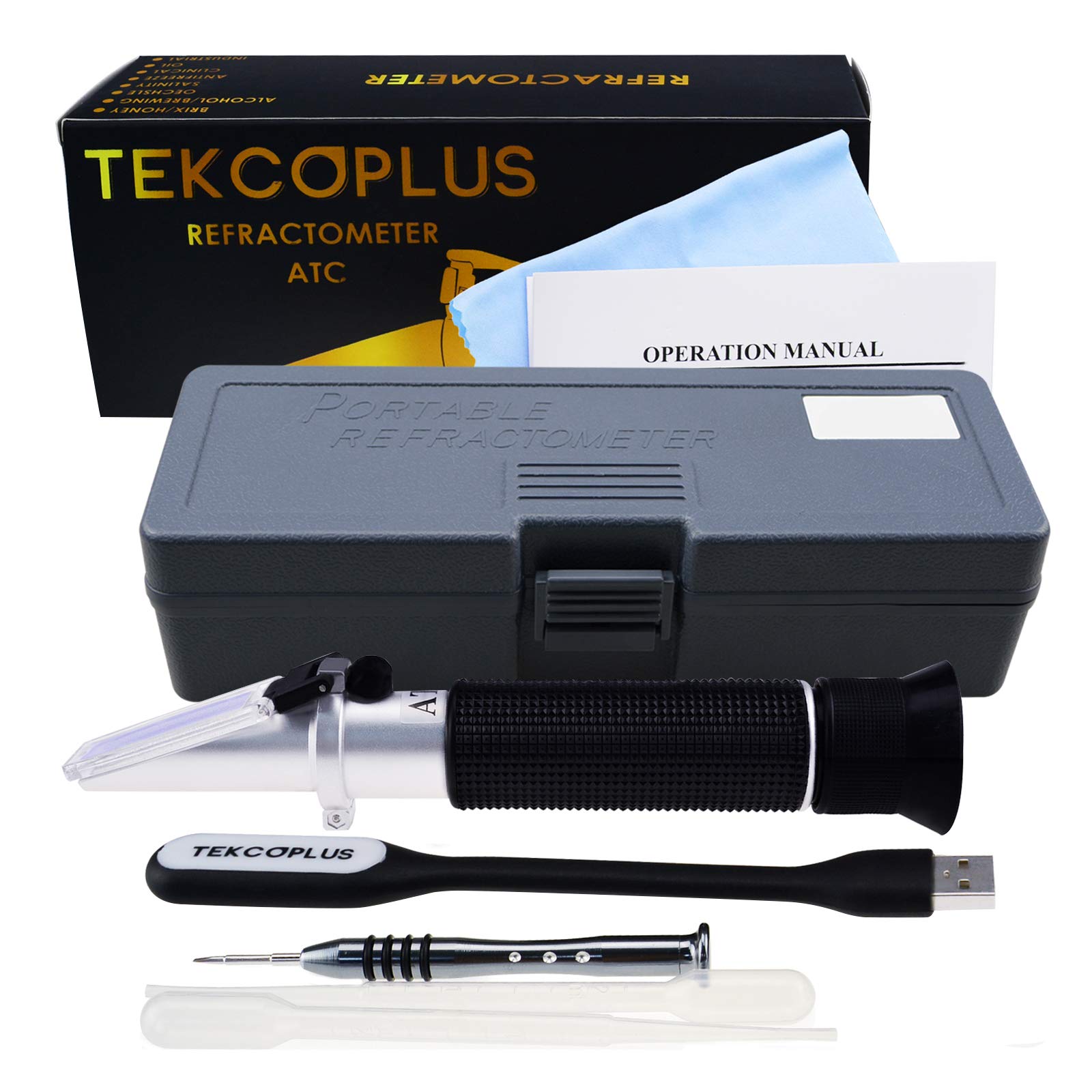 Clinical Refractometer,Tri-Scale-Serum Protein 2-14g/dl,Urine specific ...