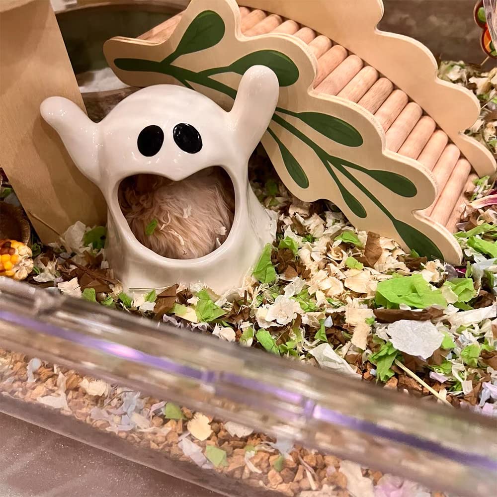 POPETPOP Kaninchen-Höhle Aus Seegras – 22x20x16 Cm, Natürliches Versteck & Spielzeug Für Kleintiere
