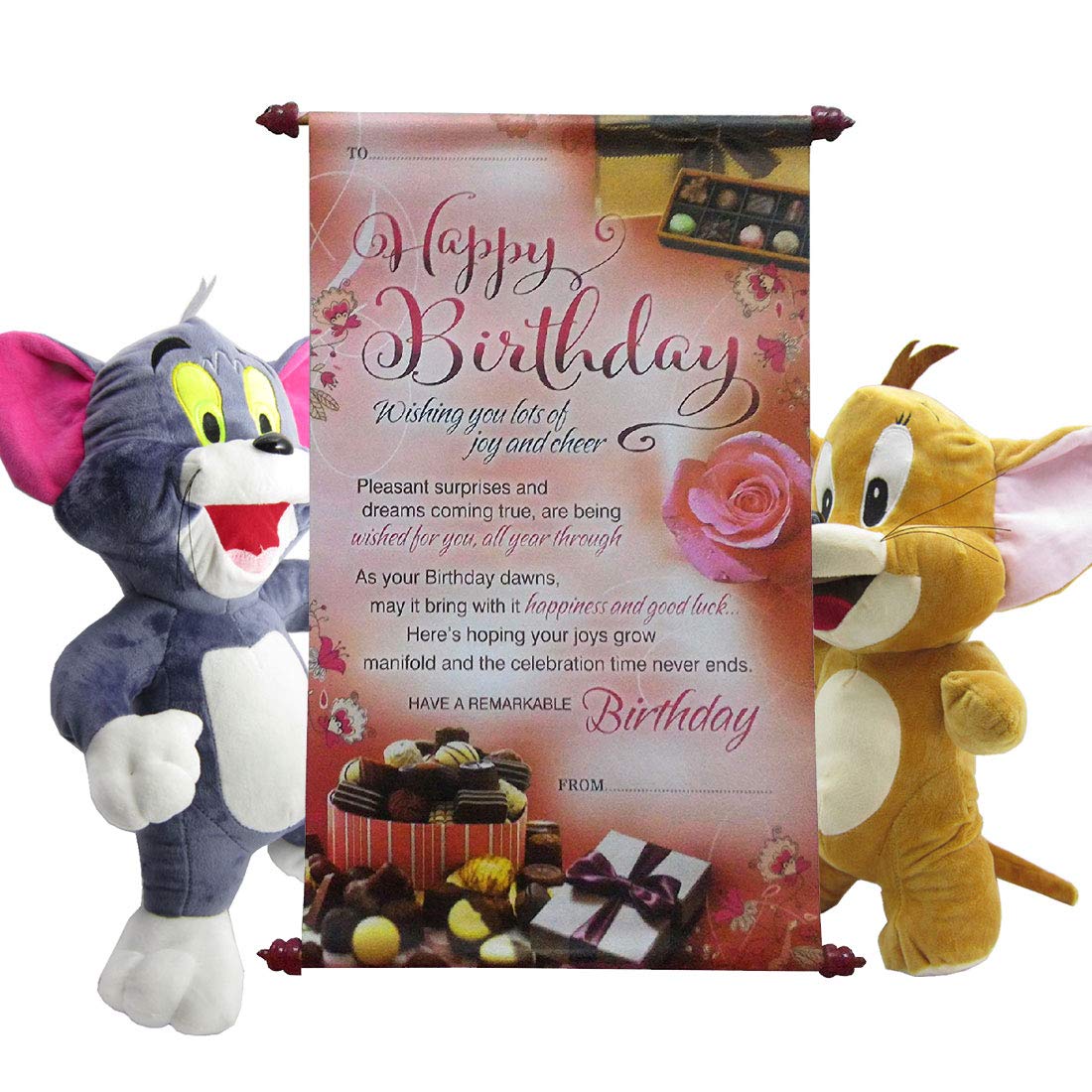 Tom And Jerry Birthday Card