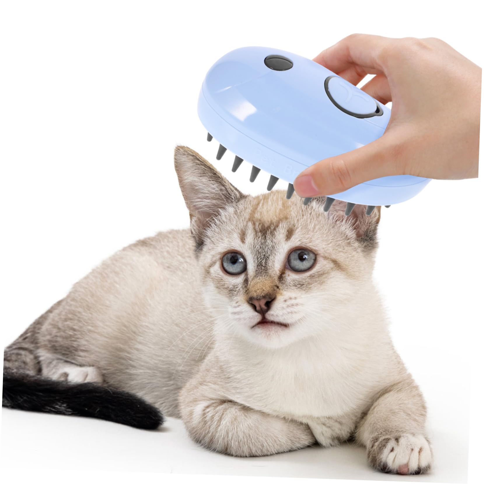 Yardwe 5St Katzendampfbürste tierbürste Haustier bürsten für katzen katzebürste Haardampfer Katzenbadschrubber Badezubehör für Katzen sprühen Katzenbürste Shampoo Wal Massagebürste