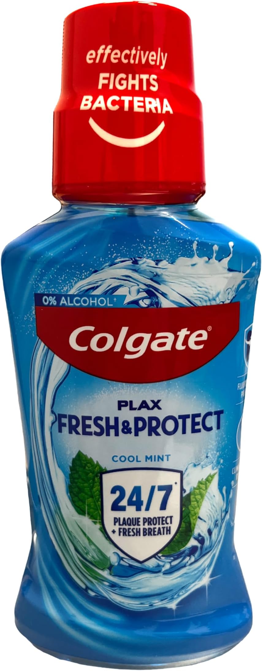 Plax Cool Mint Antibacterial Mouthwash, 250 ml