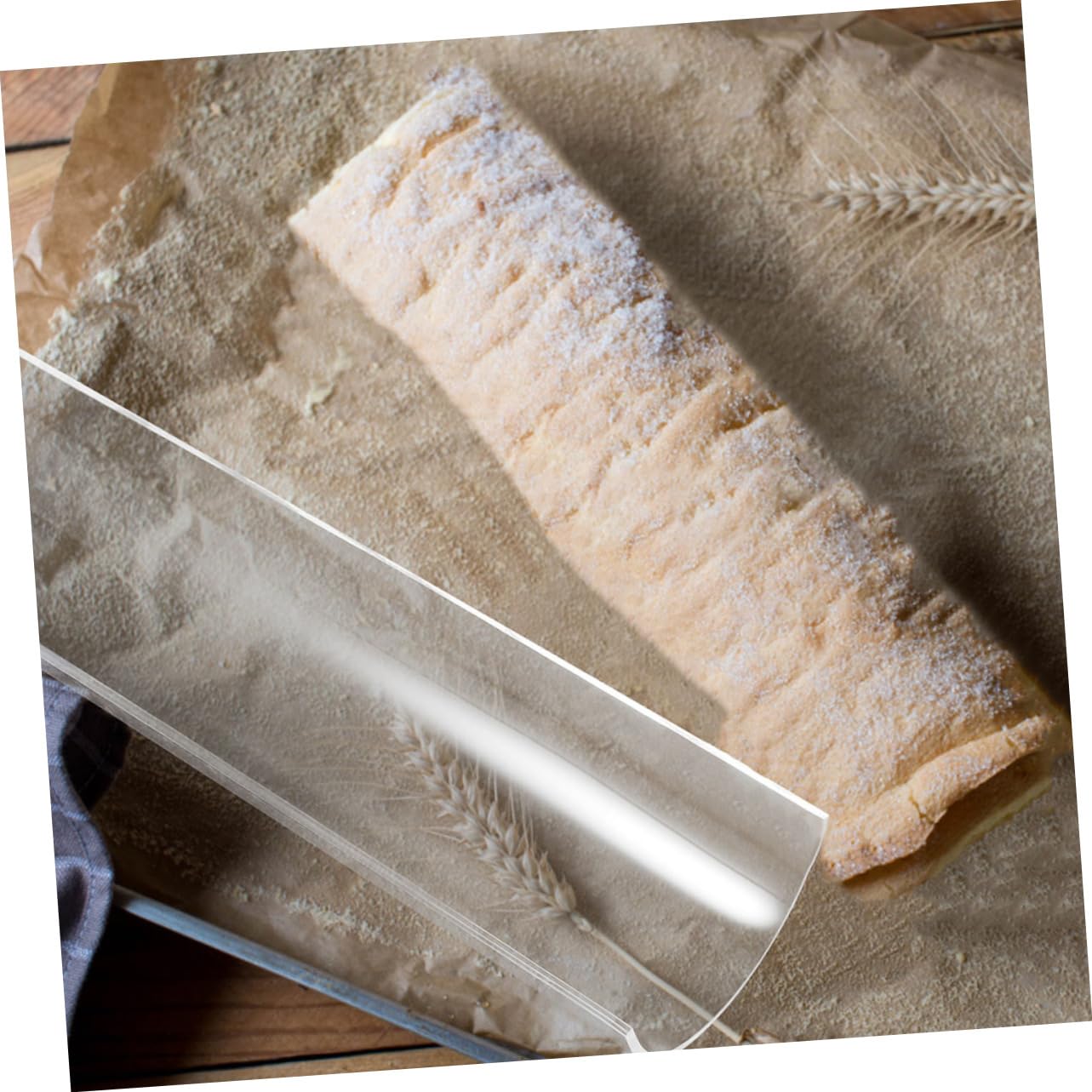 MAGICLULU Rouleau De 4 Pièces Support à gâteaux moule à chocolat moule à Moule pour roulé suisse Accessoire de pâtisserie pour roulé suisse moule de cuisine moule à dessert Acrylique