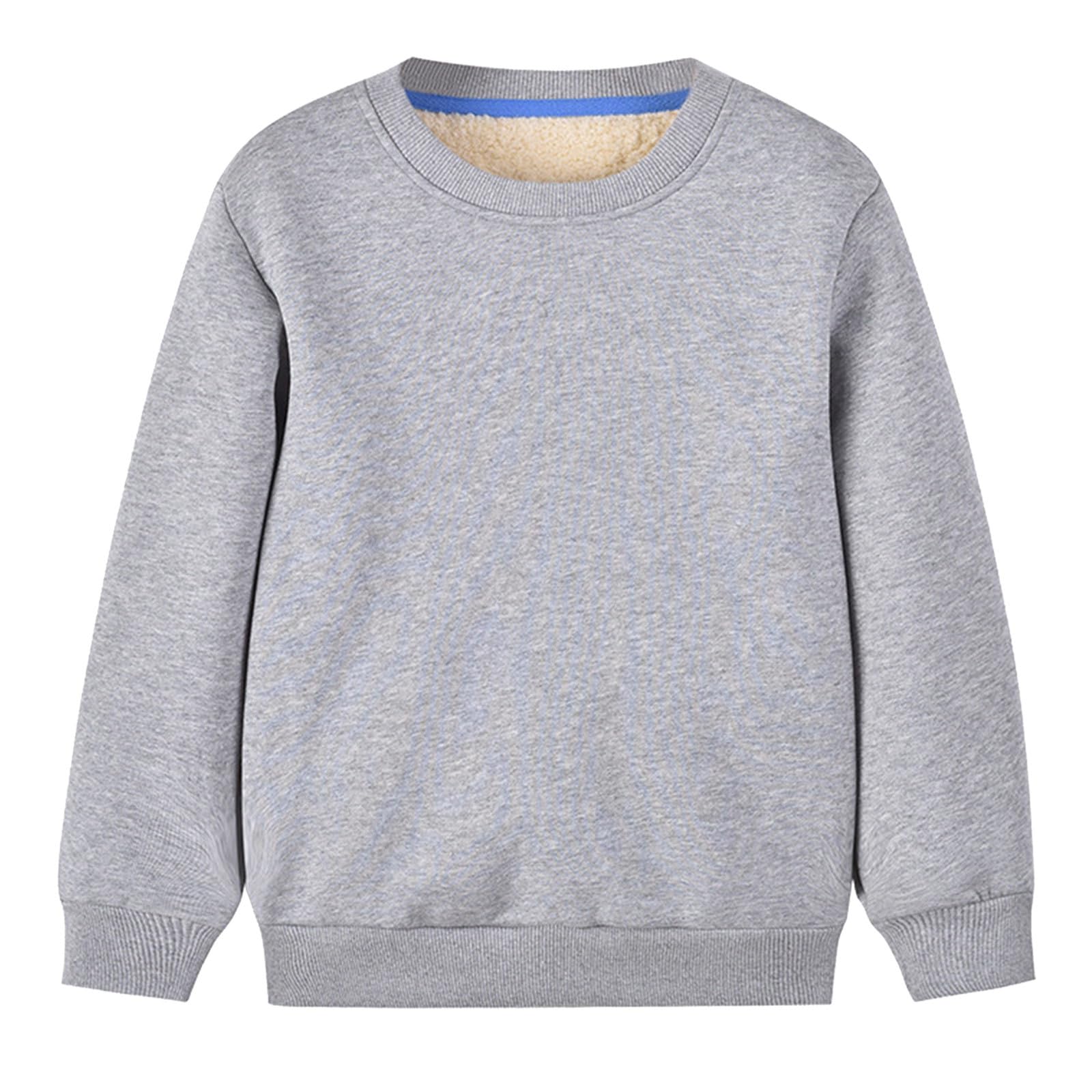 Kinder Fleece Sweatshirt Baumwolle - Warme Langarm Pullover 1-8 Jahre