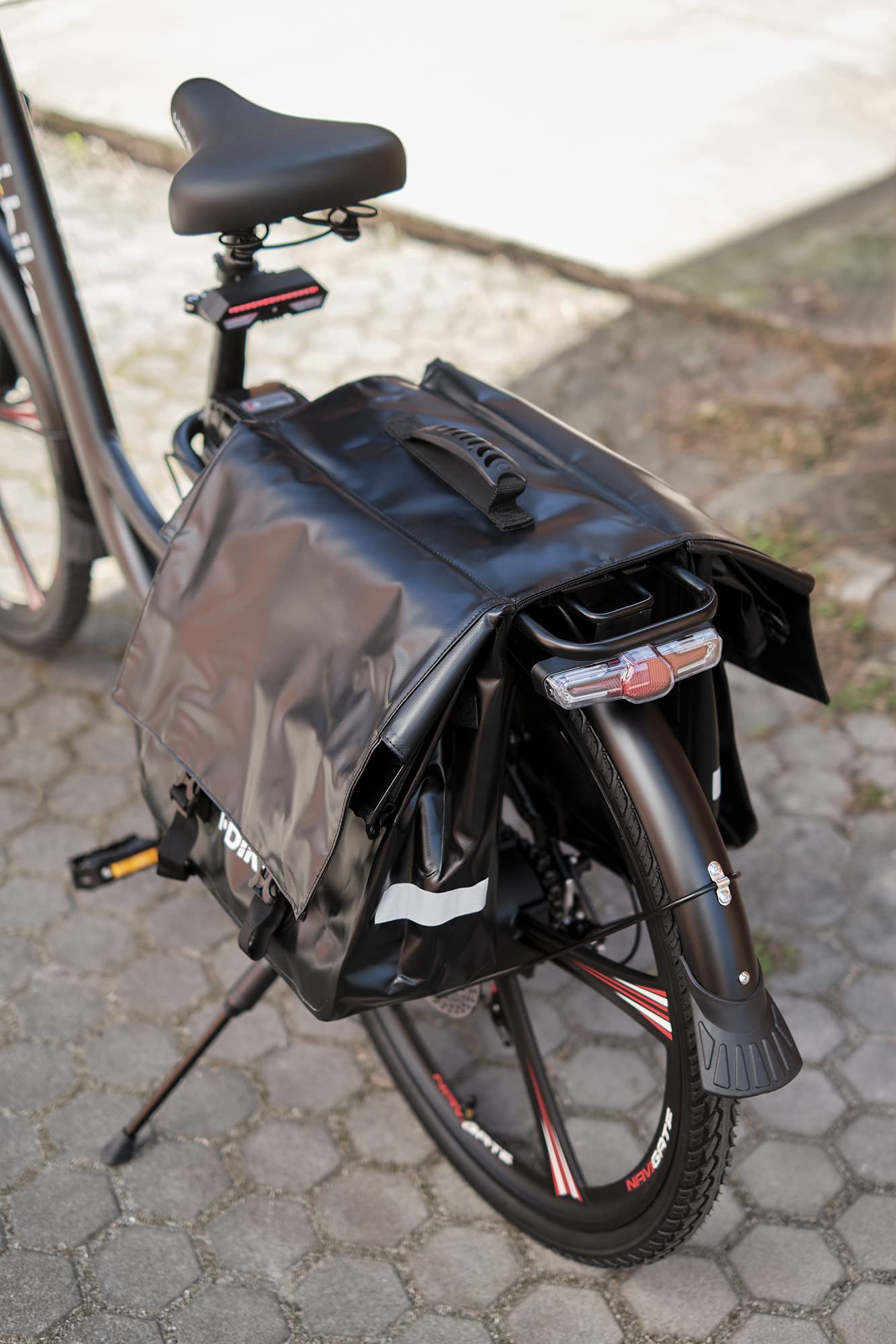 i-Bike CB-8120, Borse Waterproof da Trasporto Unisex Adulto, Nero