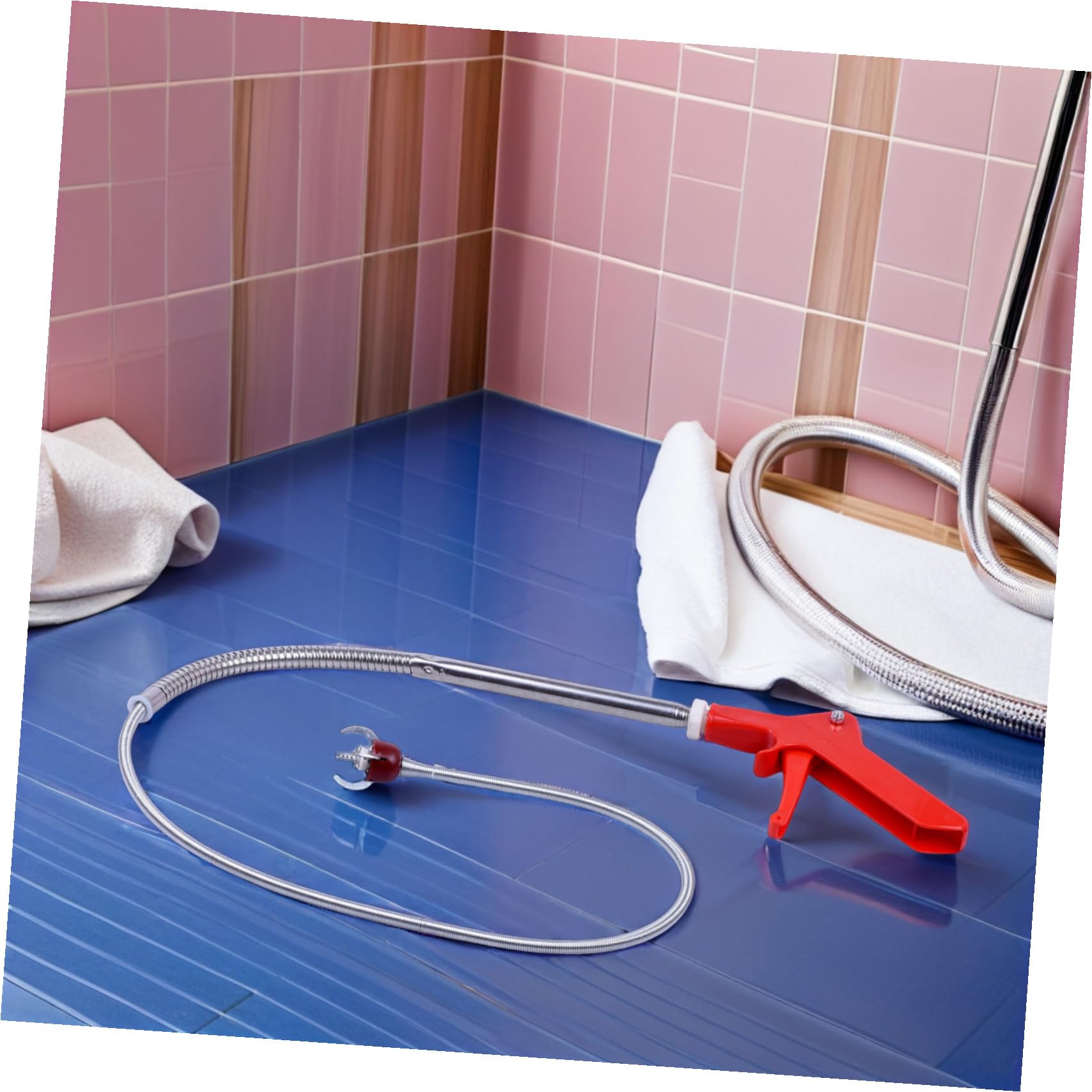 Alipis Herramienta de Dragado para Inodoro con Garras de Puntas Limpiador Flexible para Tuberías y Desagües para Eliminar Obstrucciones y Objetos Atrapados Baños y Cocinas
