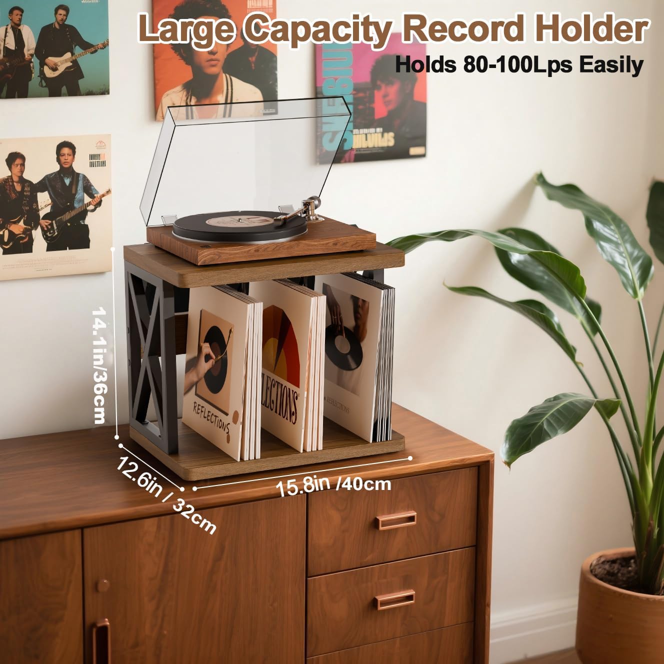 Rangement Vinyle, Meuble Vinyle, Meuble Platine Vinyle