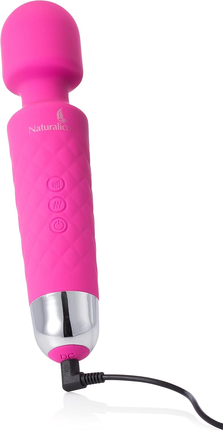 Personal Premium Magic Waterproof Mini Wand Massage, Mini Cordless Handheld Rechargeable Neck Shoulder Back Body Massage with 20 Powerful Pulsating Patterns for Sports Recovery & Muscle Aches Relief