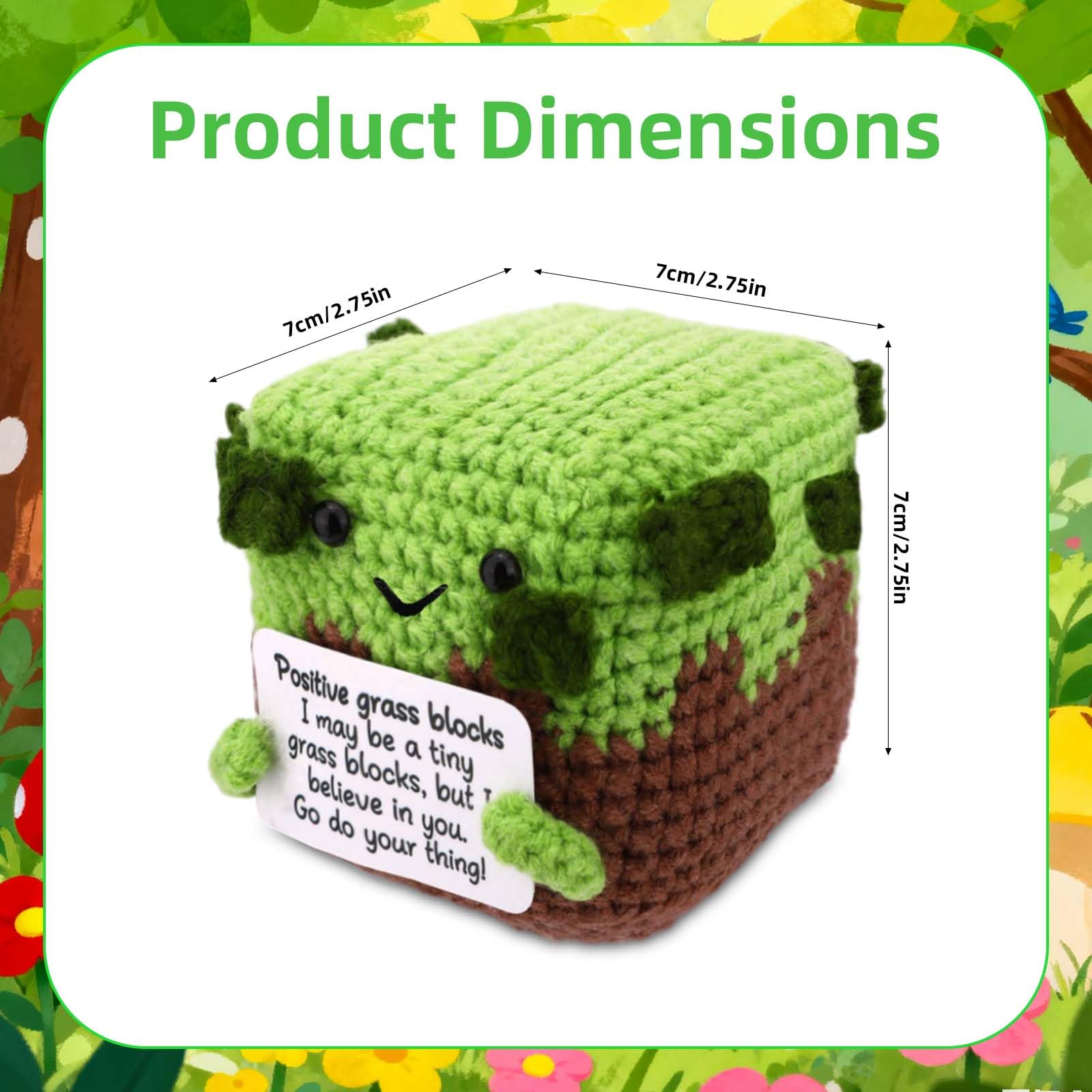 TOYMIS Support Plush Toy, Positive Doll Official Game Character Plushie Knitted Crochet Doll Kit for Kids and Fans Gift - Image 2