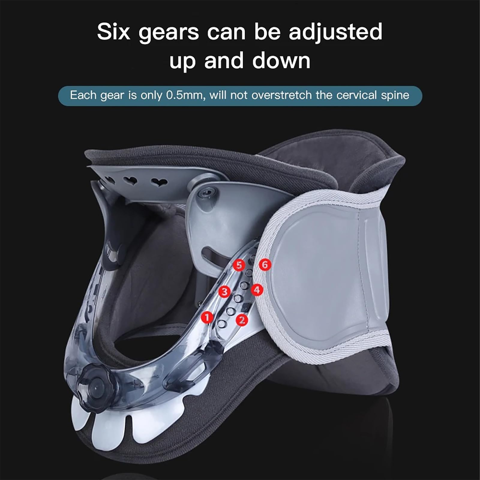NEWFUN Cervical Traction, Appareil de Traction Cervicale, élimine les Tensions dans la Nuque, Stabilise et Soulage la Pression Sur la Colonne Cervicale, Convient aux Hommes et aux Femmes