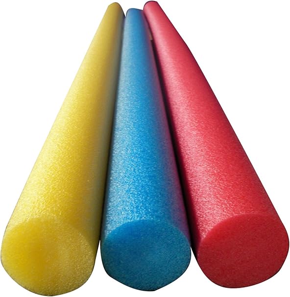 2x Schwimmnudel 160cm - Schaumstoff Poolnudel Mit Loch Bunt