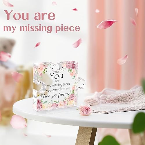 Miniatura 3 de FreeJac Regalos para el día de San Valentín para ella, regalos de cumpleaños, ideas de regalo de boda, aniversario, recuerdo de 4.7 x 3.9 pulgadas,