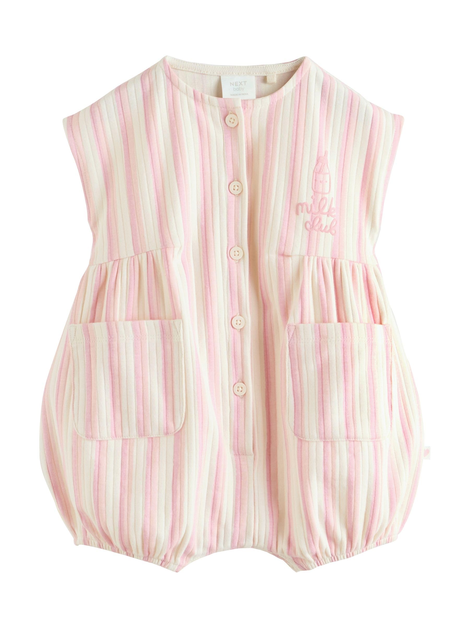 NEXT Baby Mädchen Strampelanzüge im 3er-Pack
