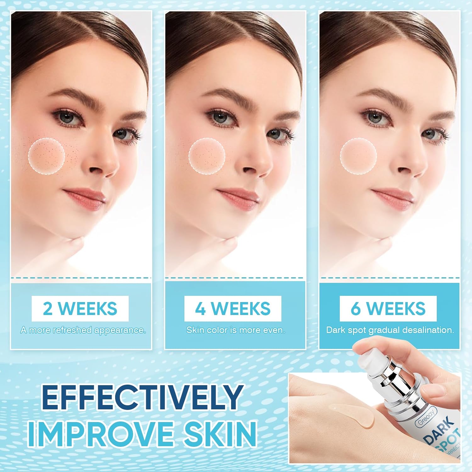 Dark Spot Remover for Face Body Serum Skin Brown Spot Remover Dark Spot Corrector Glow Serum Age Spot Remover Brighten Even Tone Improves Hyperpigmentation Gentle and Non-Irritating for Women and Men - Image 3