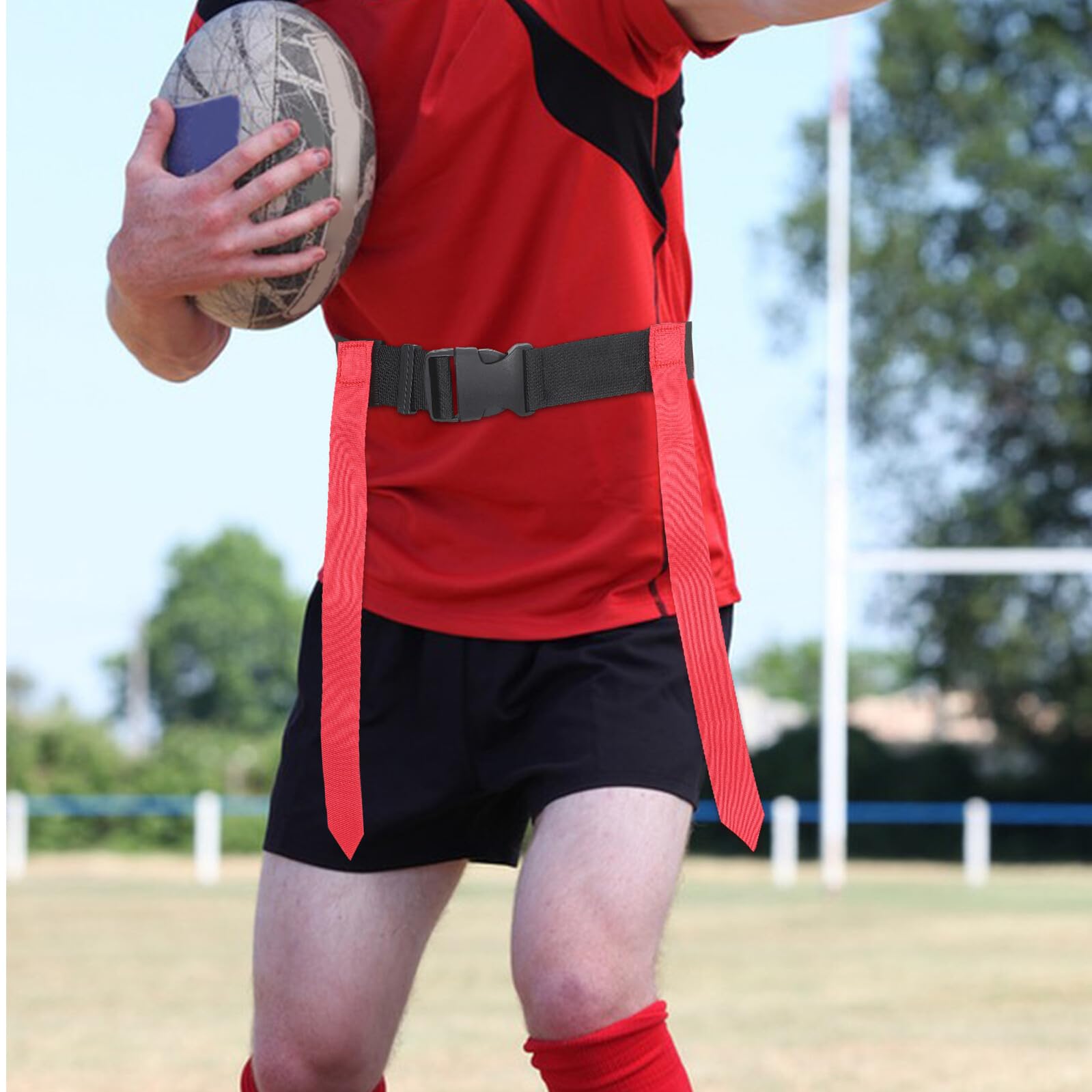 BESPORTBLE Cinture Bandiera Per Flag Football Regolabili in Vita Di Attrezzatura Sportiva Per Allenamento Giochi Di Squadra All Aperto Per Giovani Adulti Ragazzo Ragazza