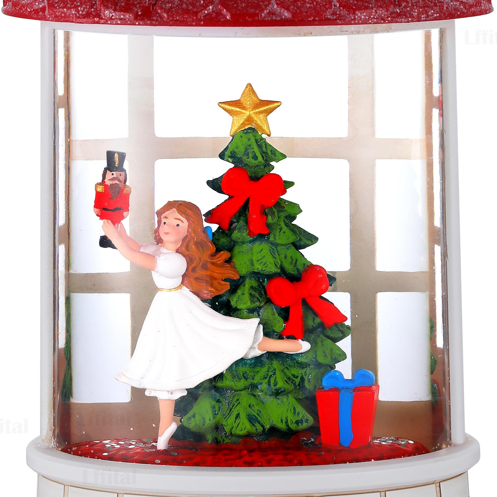 Amazon.co.jp: クリスマス スノードーム バレリーナ くるみ割り人形