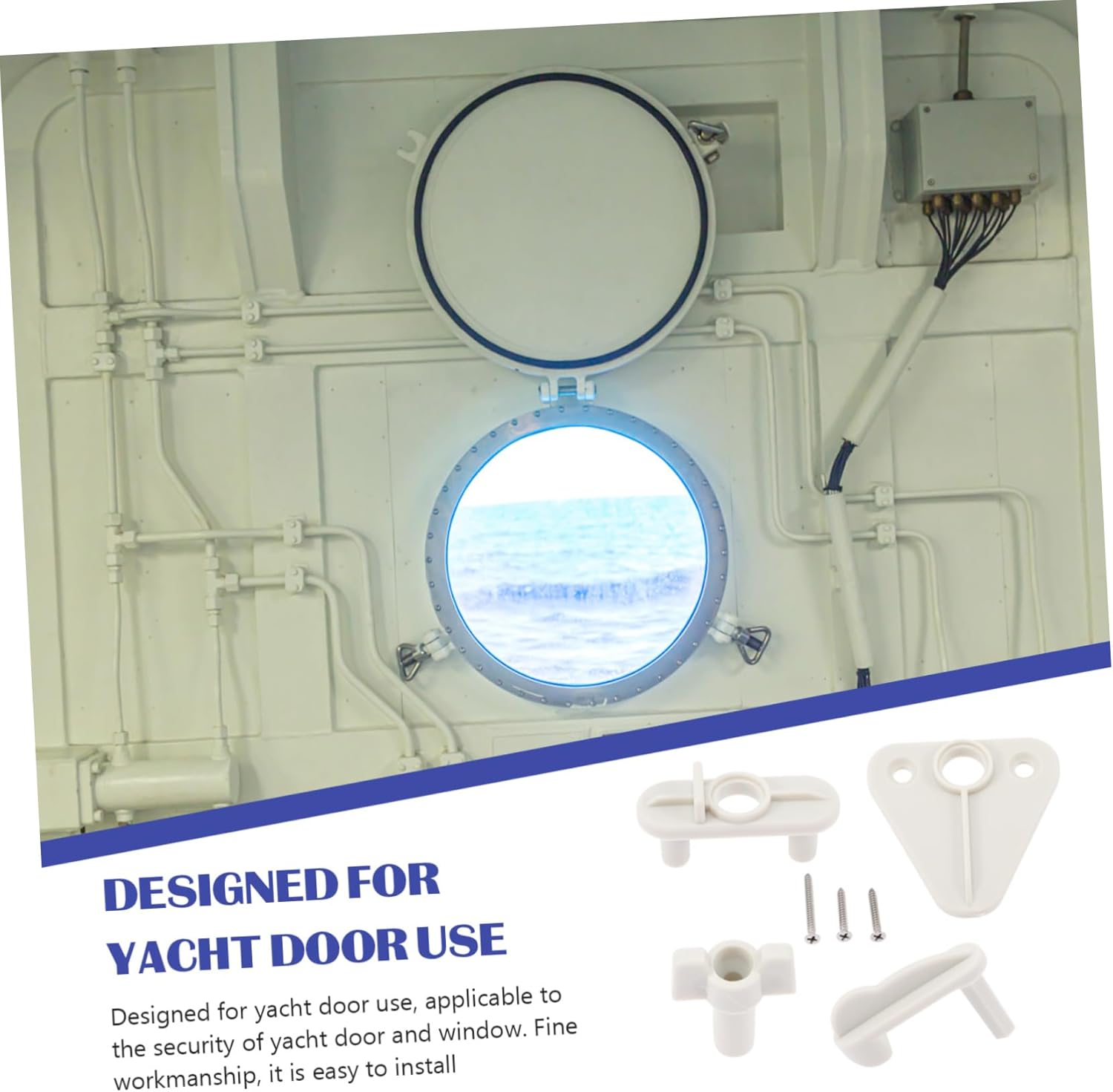 VANZACK Yacht Door Latch Replacement Boat Rv Boat Door Lock Latch Lock Pontoon Boat Replacement Boat Door Buckle