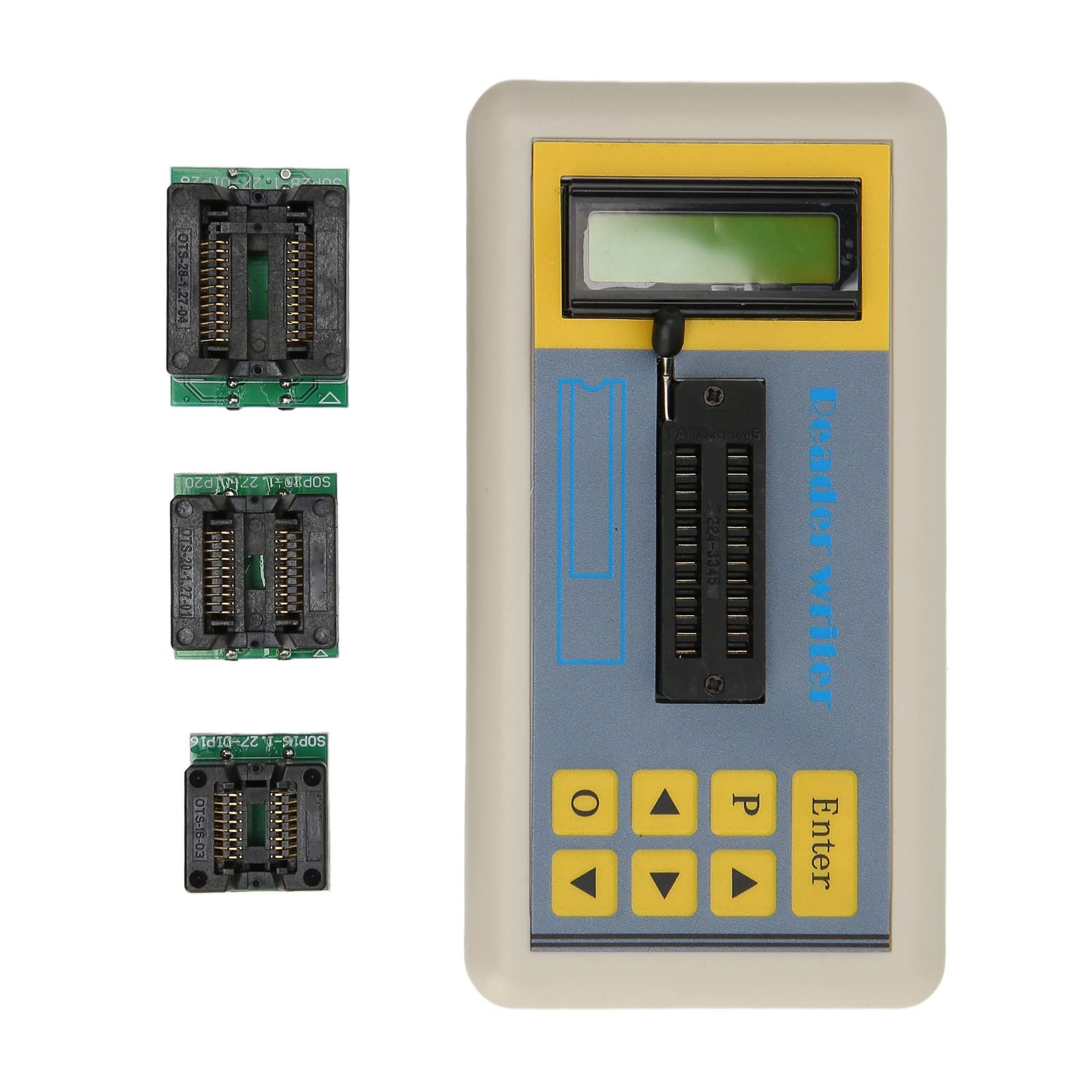 Tester Integrato per Circuiti Integrati, Tester Digitale Professionale Portatile in ABS per Transistor Serie Cd4000 Amplificatori Operazionali Optoisolatori, Modello Hapiv