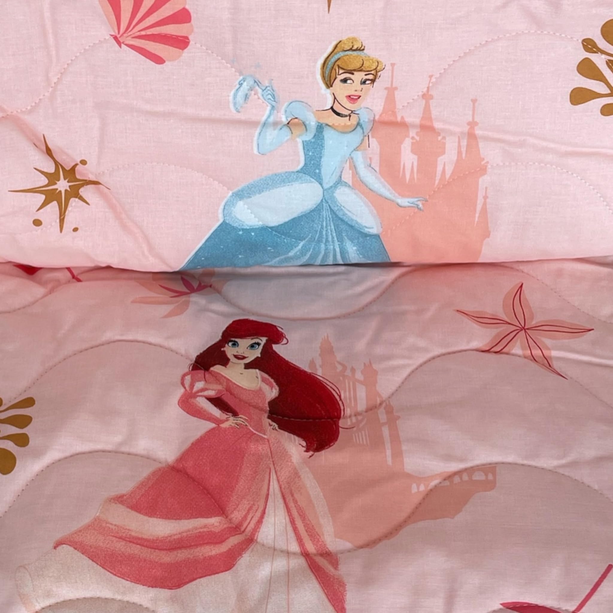 Caleffi Copriletto trapuntato singolo Art. Magic Princess 170x260 cm in cotone Trapuntino primaverile
