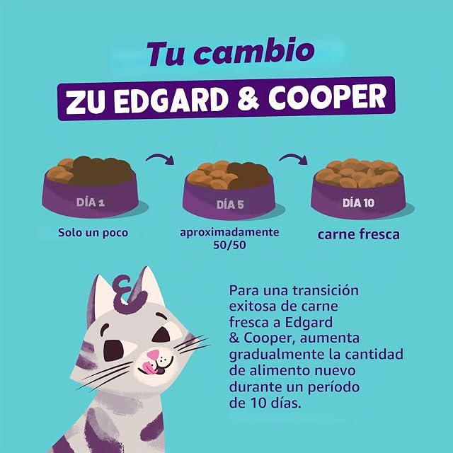 Foto 7 de 8 de Edgard & Cooper Pienso para Gatos, alimento seco para Gatos, (Pollo, 2kg), sin Cereales