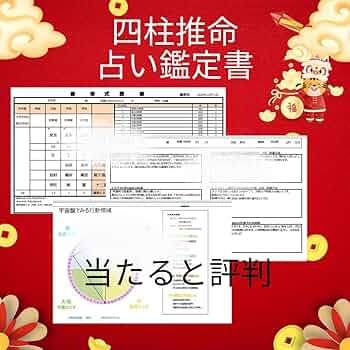 Amazon.co.jp: 四柱推命鑑定書 2名分 : おもちゃ