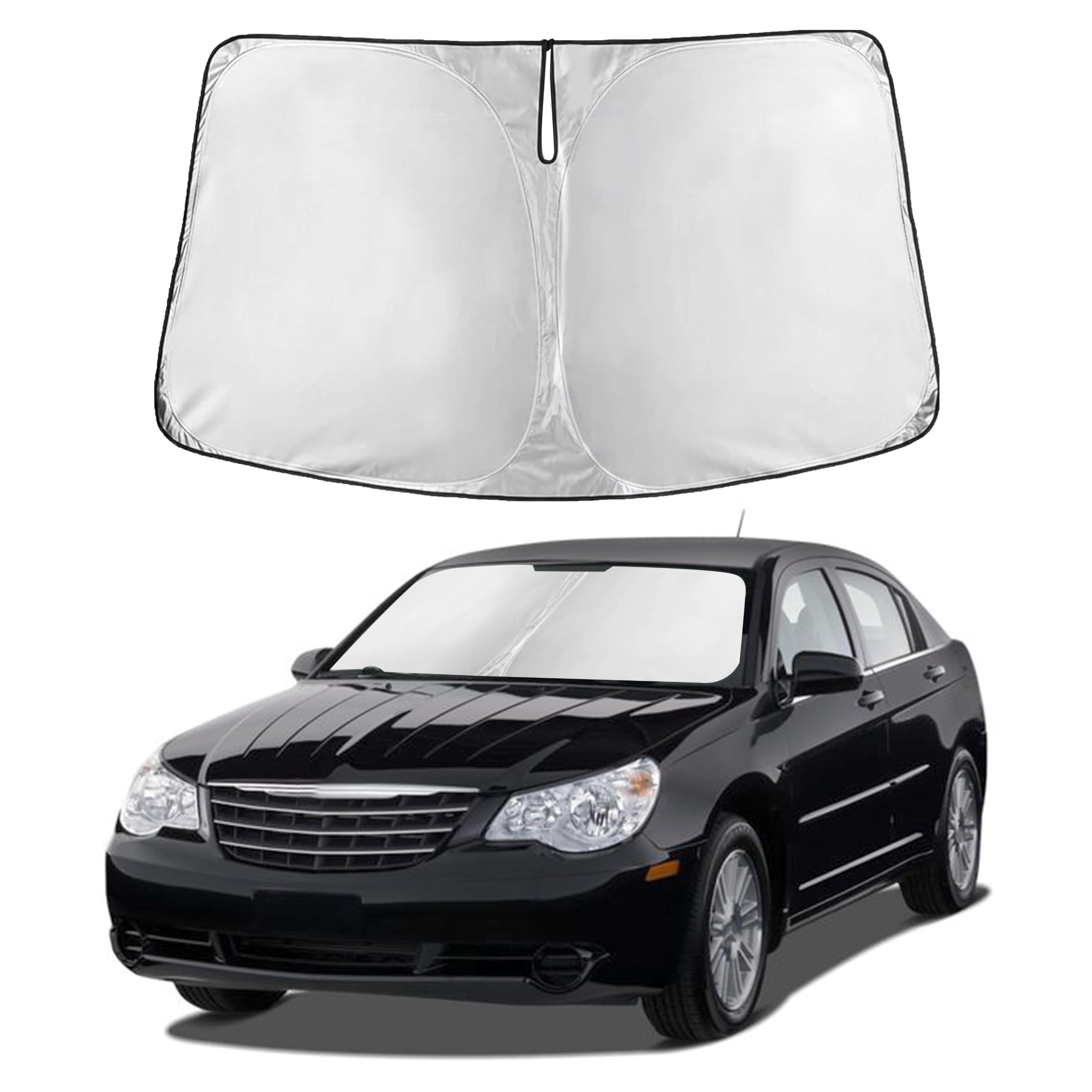 EcoNour Windshield Sunshade Compatible for Chrysler Sebring 1995-2010