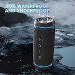 W-KING 36W Portable Speakers Bluetooth Wireless, IPX6 Waterproof Bluetooth Speaker Loud, Powerful 360° Sound, Hi-Fi Audio, BT5.4, 30H Battery, Stereo Pairing, EQ for Outdoor, Travel, Home, Beach, Bike