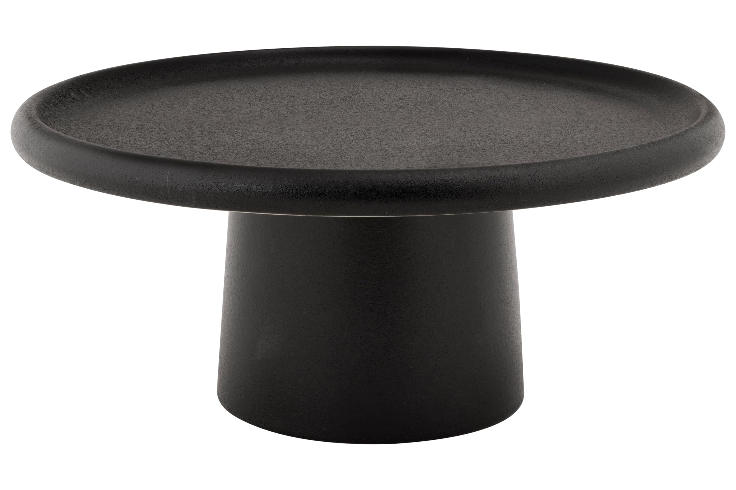 Cosy & Trendy Ellips Stoneware Standing Pie Dish, Black, D21Xh9 Cm