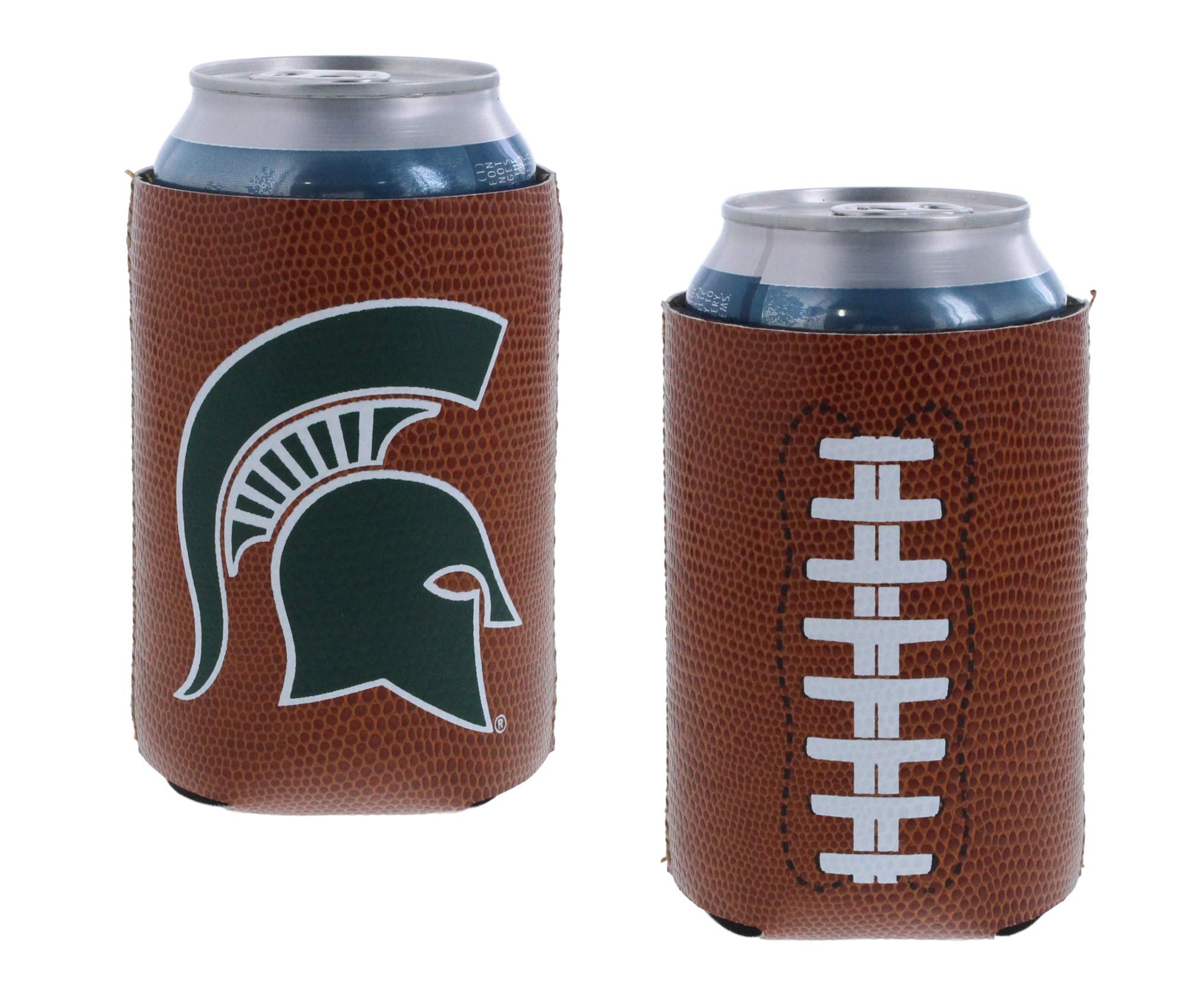 Poignets isolateurs Huggie Michigan State Spartans en peau de porc premium authentique