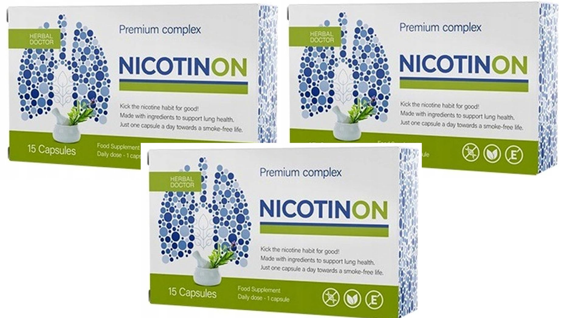 3x Nicotinon 15 kapsułek
