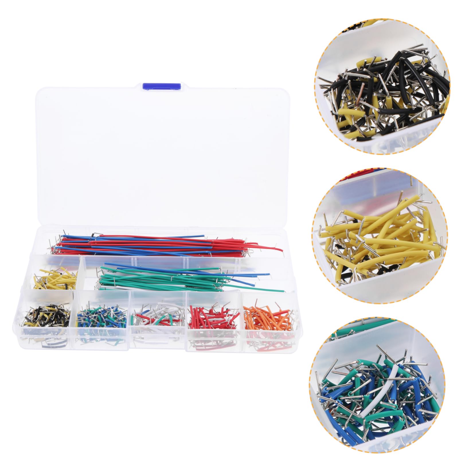 Healeved 1680pezzi Jumper Wire Preformati Con Lunghezze Per Breadboard Kit Elettrici Saldabili Facili Da Usare e Riutilizzabili Compatibili Con Circuiti e Prototipi