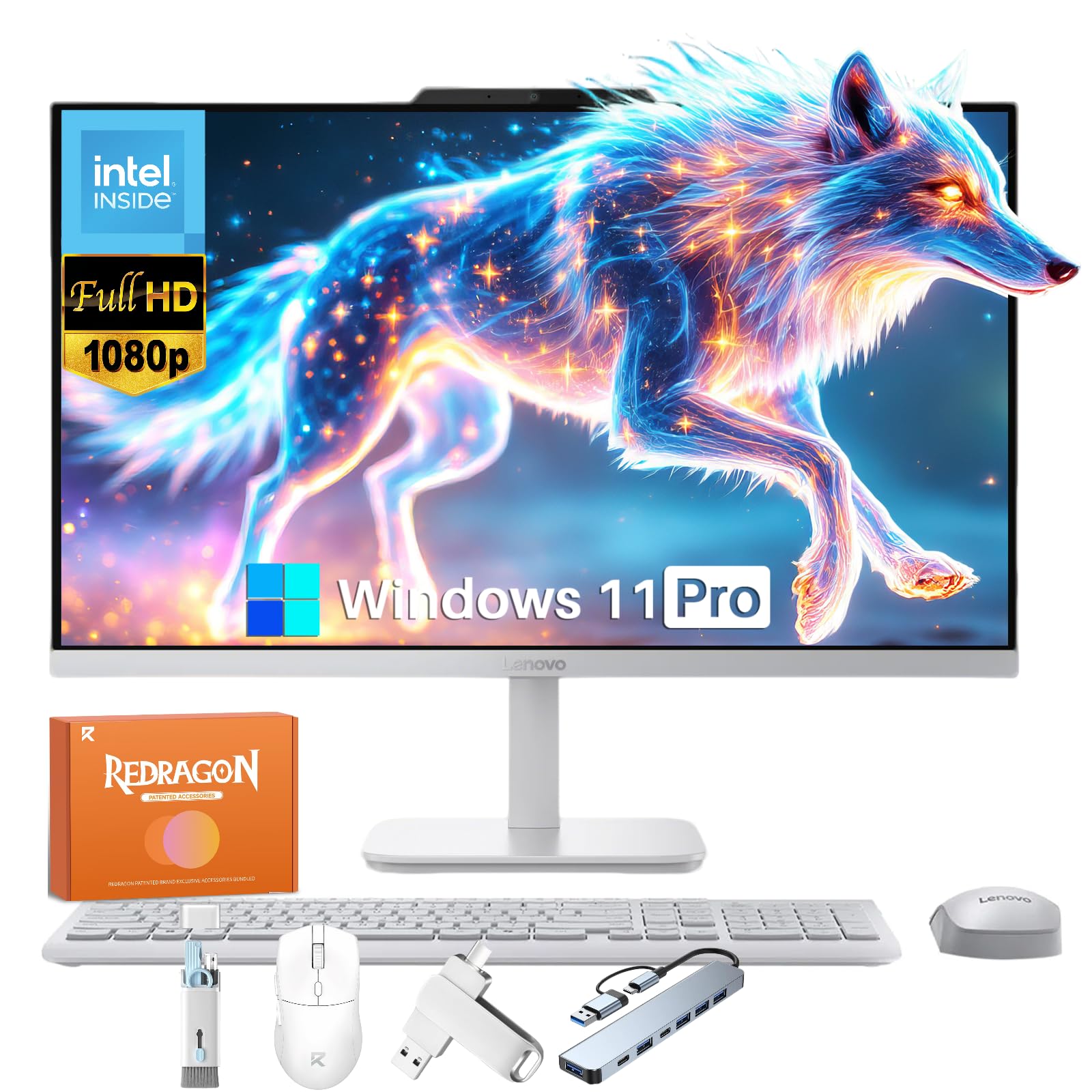 Amazon.com: Lenovo A100 All in One Desktop Computer 2025, 23.8