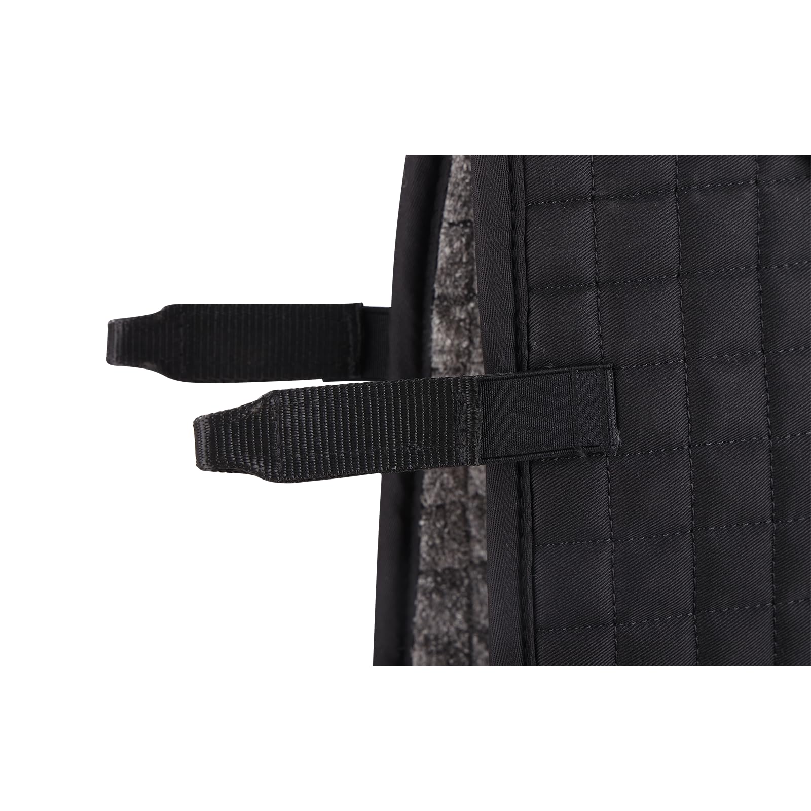 Tapis de selle de saut anglais GP universel en coton noir VSS