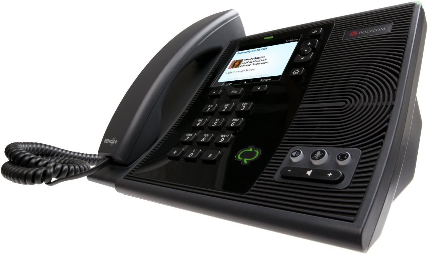 Polycom CX600 IP Phone Polycom CX600 IP Phone 2200-15987-025 POE (Power Supply Not Included)