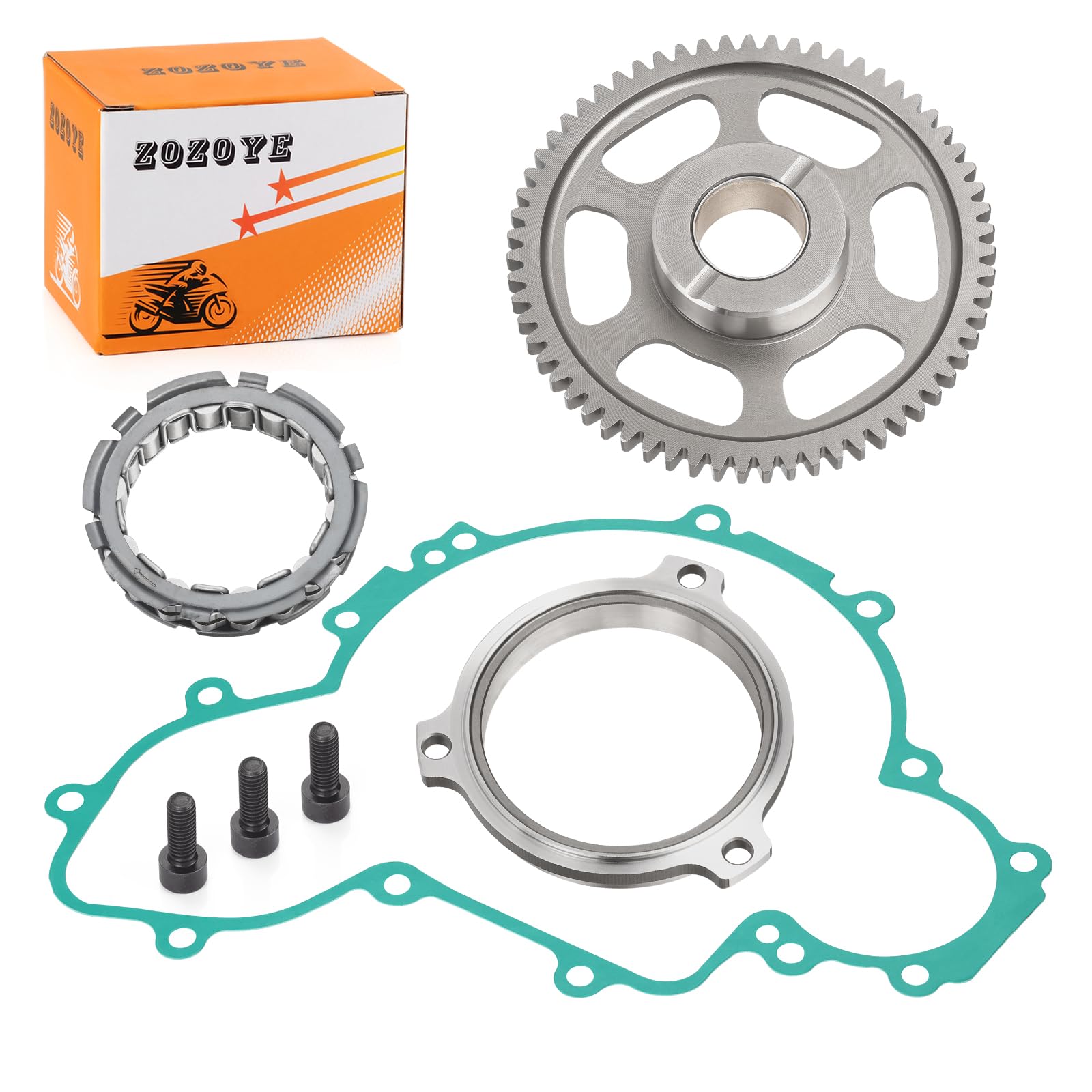 Kit de juntas de engranaje loco de embrague de arranque de rodamiento unidireccional para Polaris RZR 900 XP 2011-2012 RZR 900 XP 4 2012 6230467 1204184