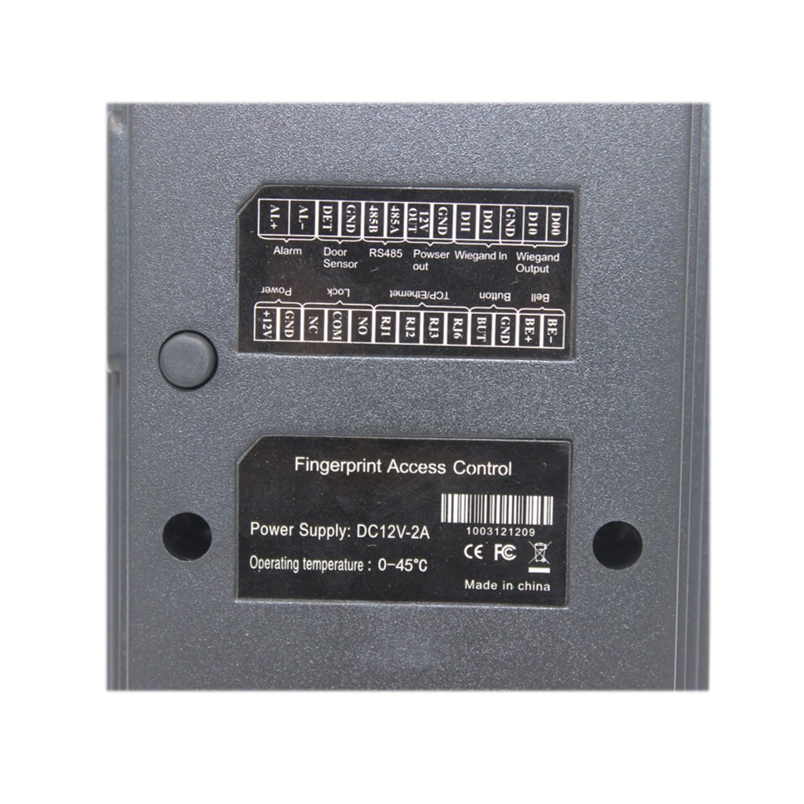 Reloj de Fichar, de Control de Acceso de huellas dactilares, lector de tarjetas con teclado RFID, contraseña, máquina biométrica de tiempo de asistencia con Software TCP/IP USB