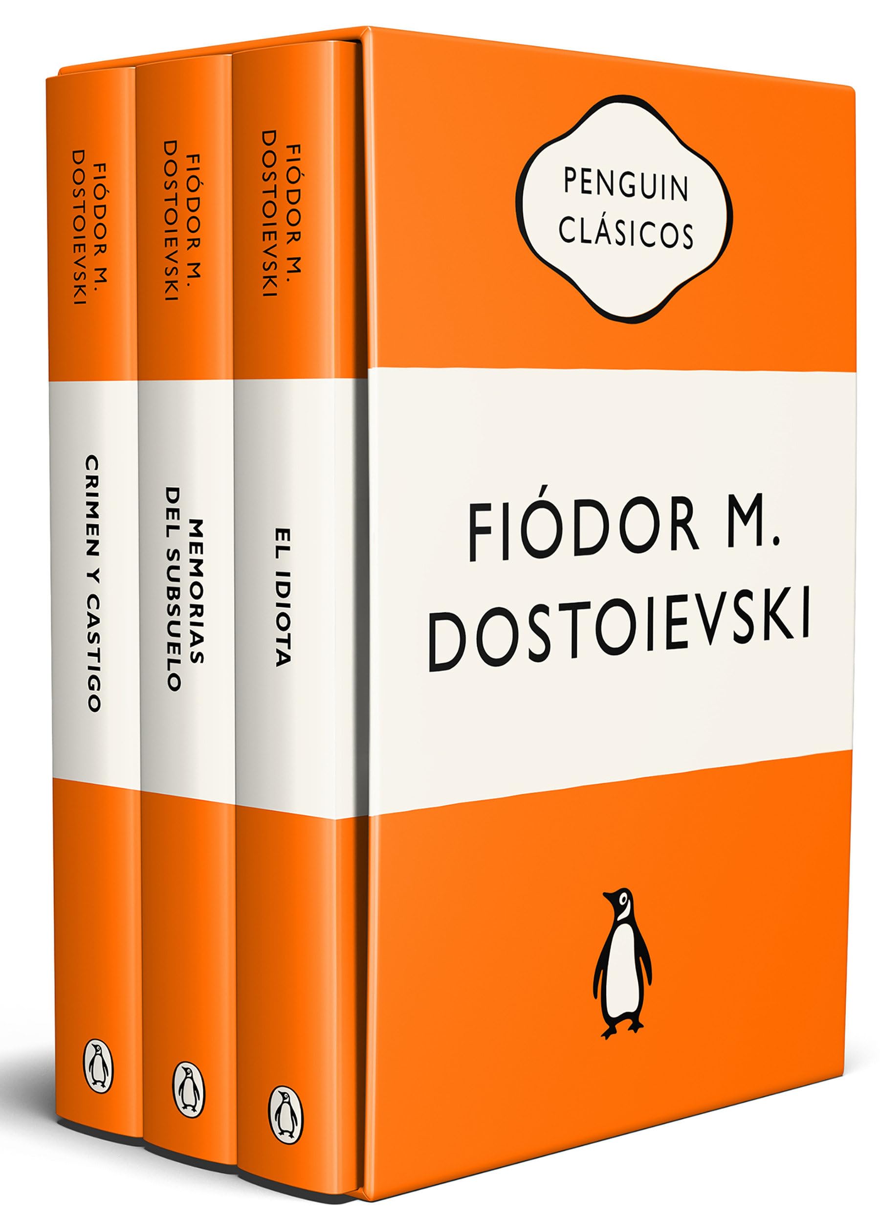 Estuche Dostoievski (contiene: Crimen y castigo | Memorias del subsuelo | El idiota): Ediciones icónicas (Penguin Clásicos vintage)