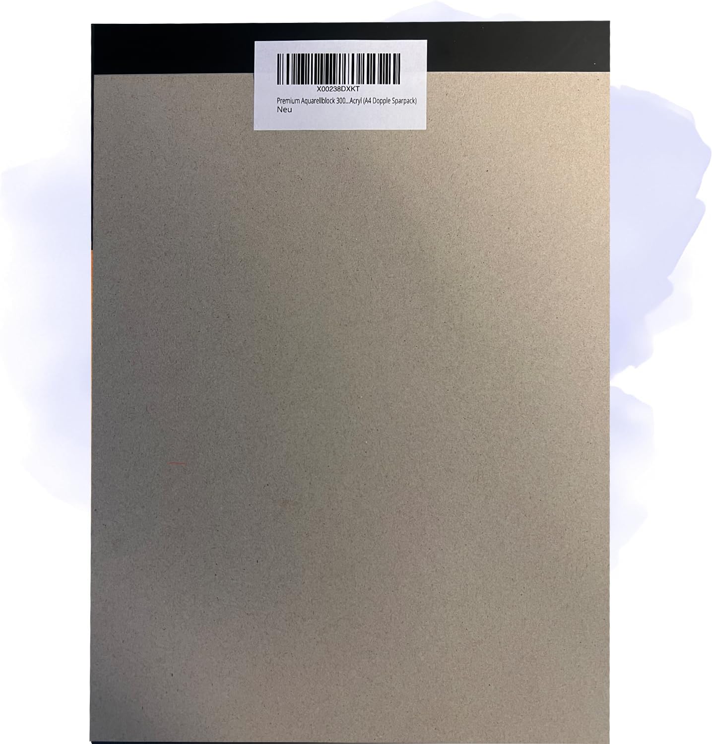 Bloc de papier aquarelle de qualité supérieure - 300 g/m² - 30 pages - Qualité artistique - Sans acide - Pressé à froid - Idéal pour l'aquarelle, les croquis et les médias mixtes (21 cm x 29 cm, lot