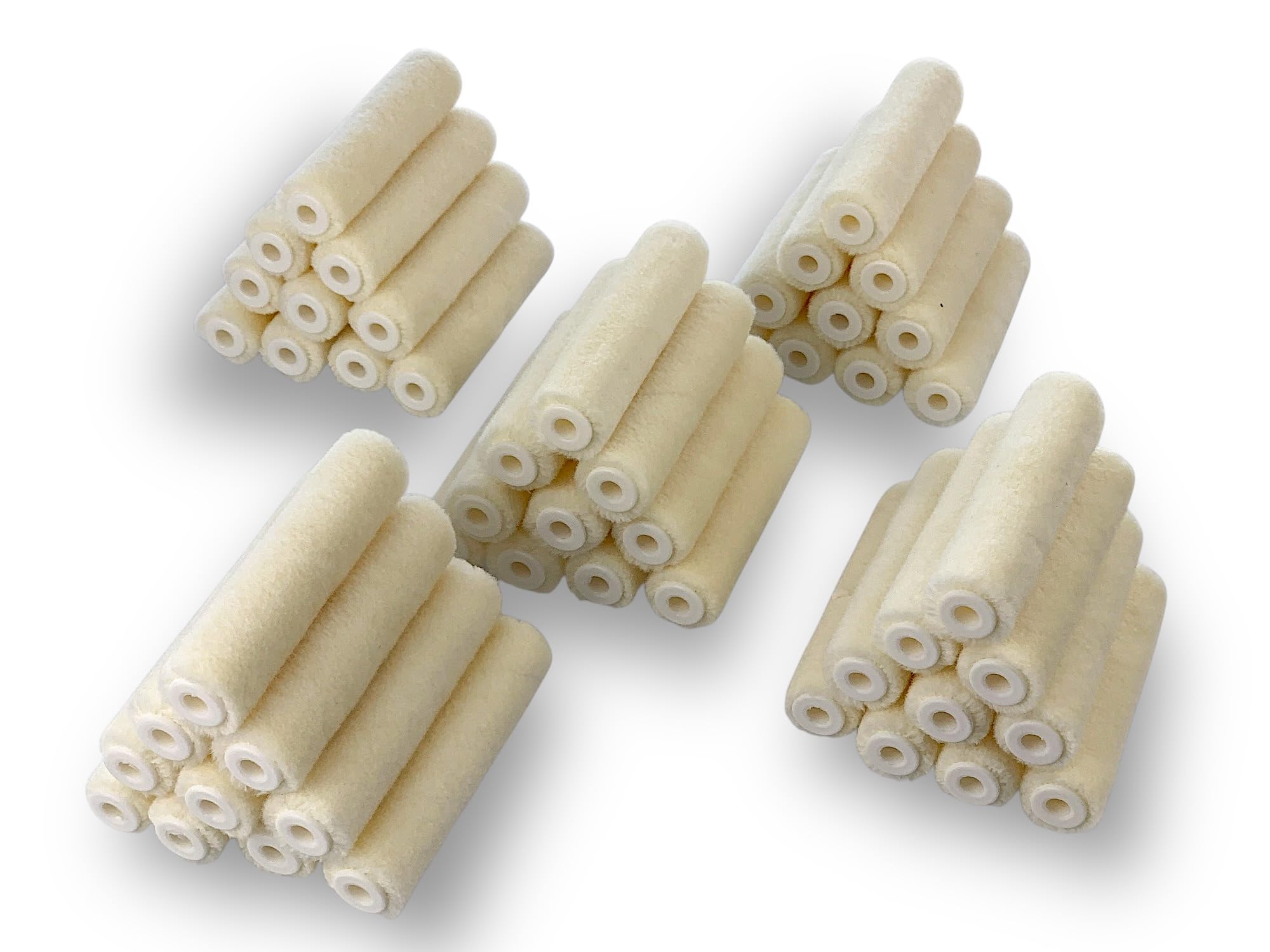 Kibros Pack 50 recambios de mini rodillo de terciopelo 100 mm