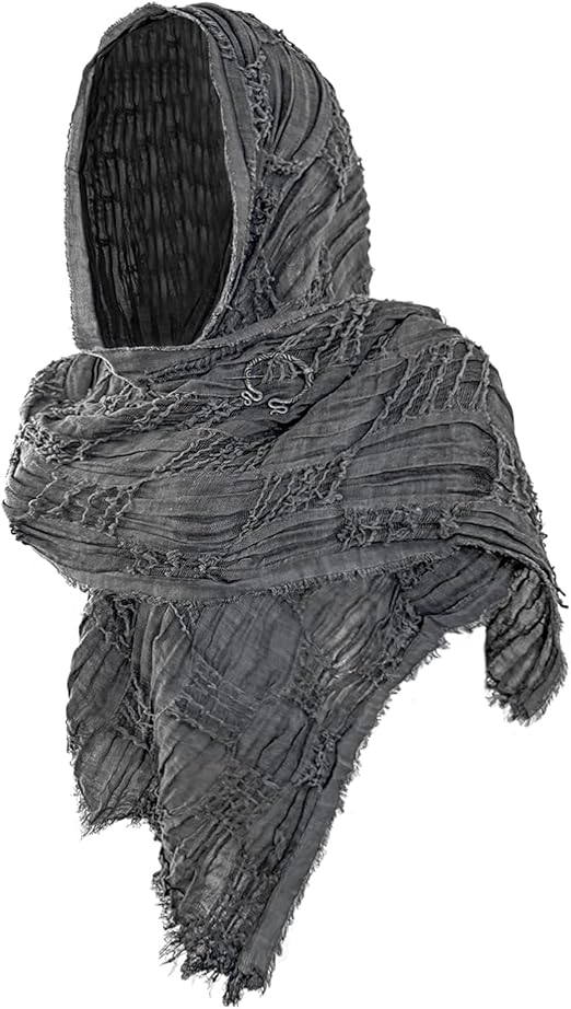 Halloween Hooded Cape Viking Costume,Medieval Hooded Cloak,Vintage Viking Clothing Accessories,Renaissance Accessories