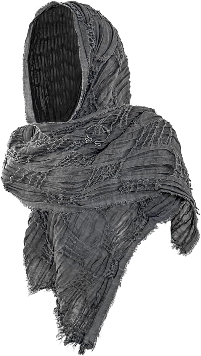 Halloween Hooded Cape Viking Costume,Medieval Hooded Cloak,Vintage Viking Clothing Accessories,Renaissance Accessories