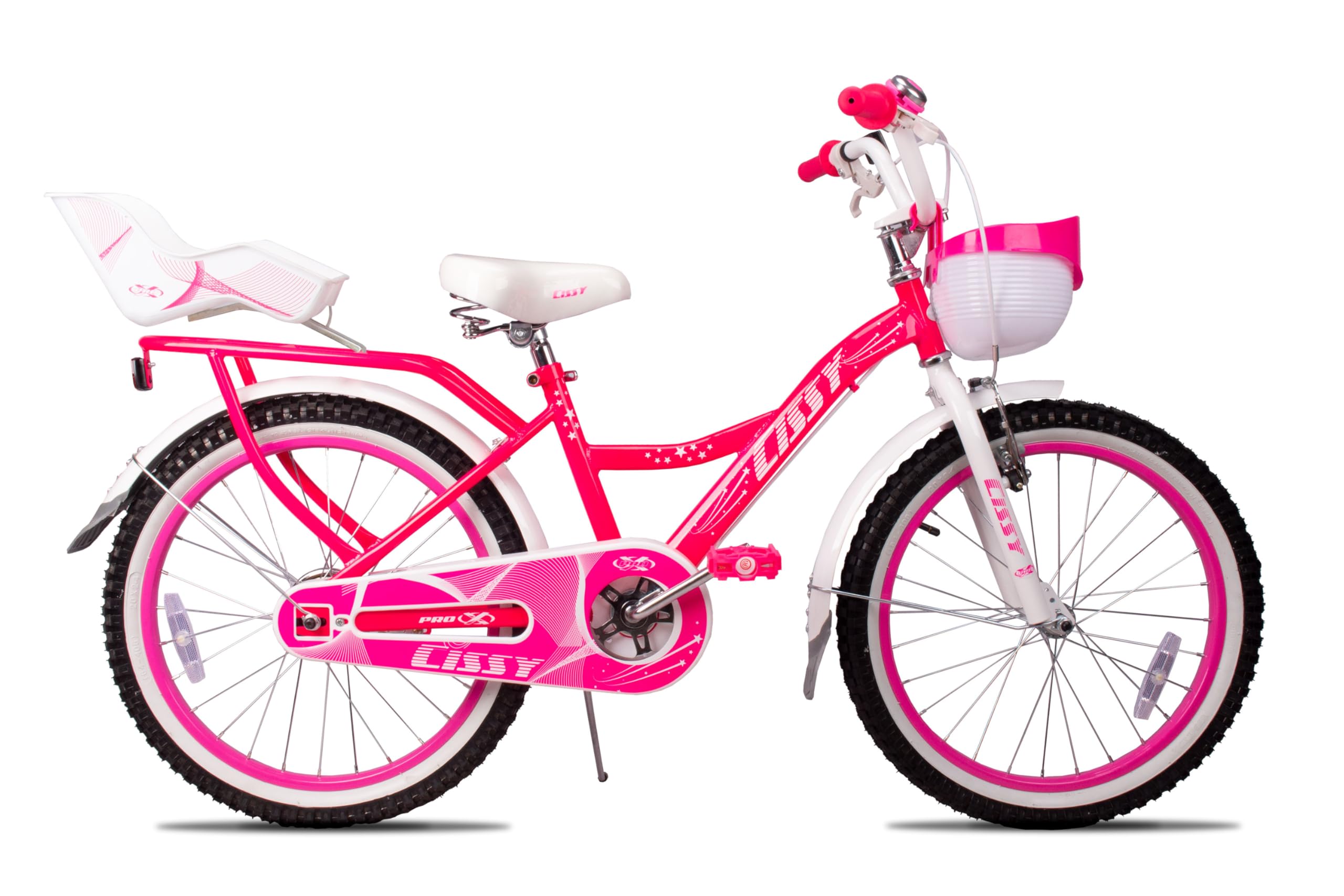 Bicicleta Aro 20 Cissy Pro-X Infantil Estilo Vintage - Rosa