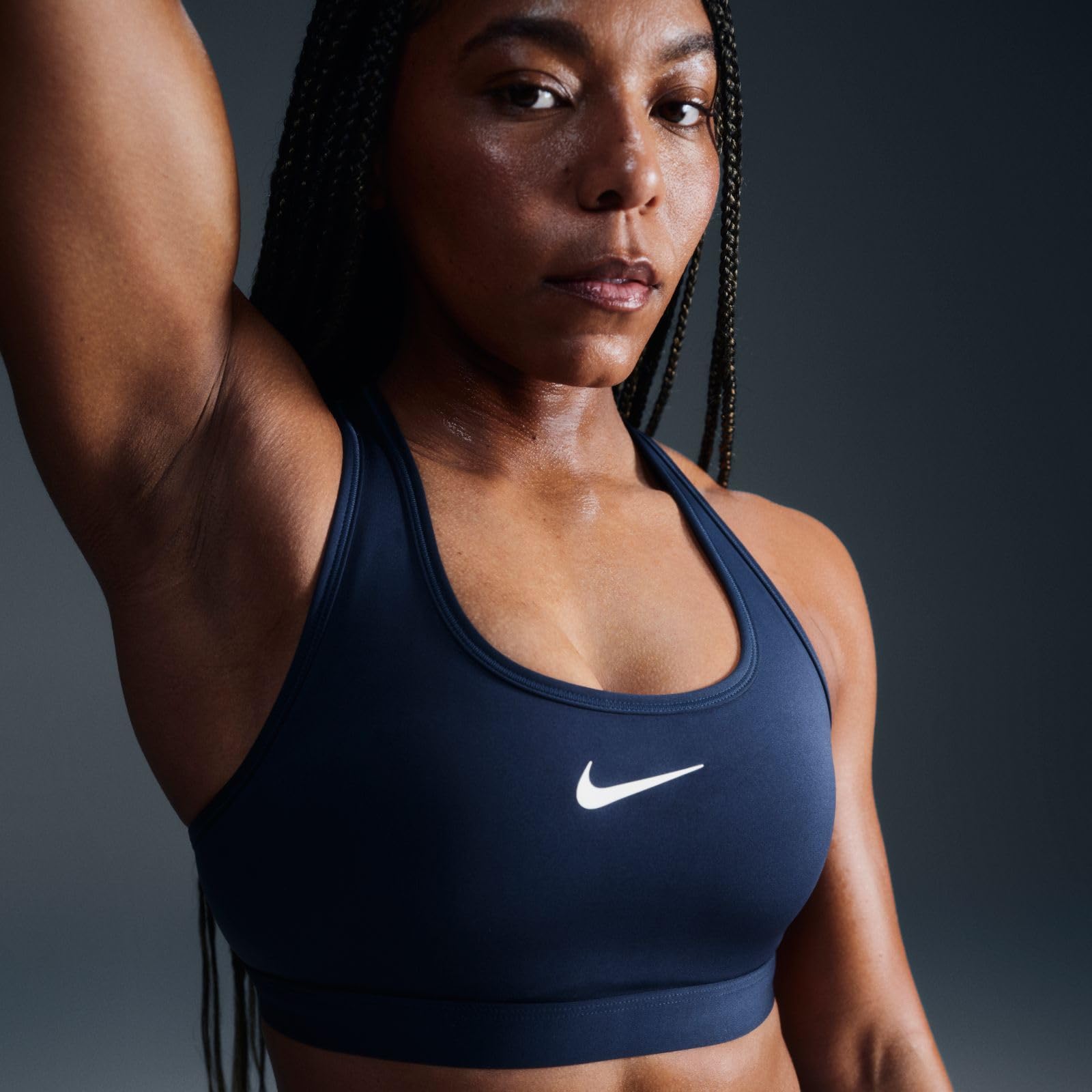 Nike W Nk Swsh Med SPT Bra Sports Bra Mujer