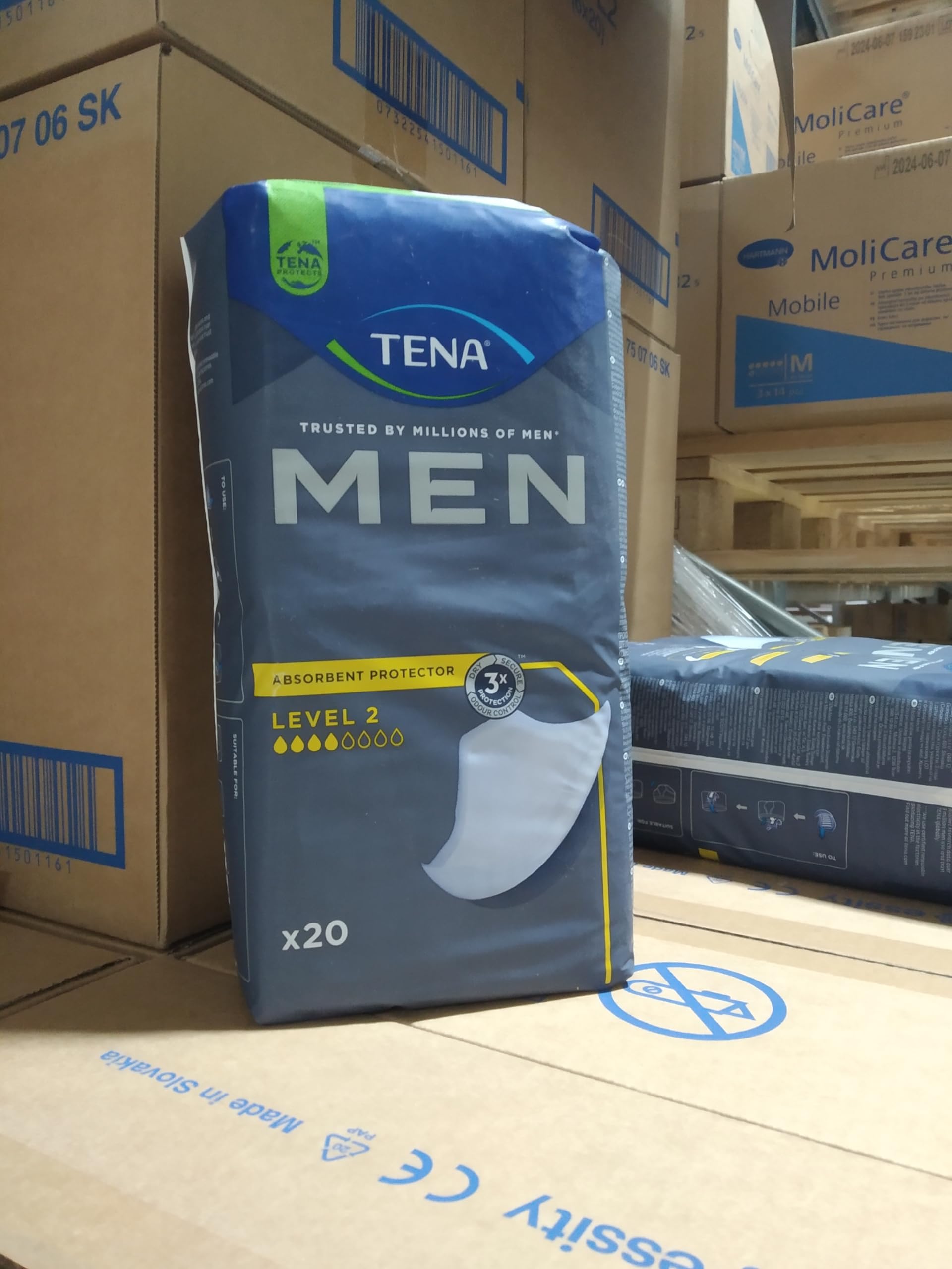 TENA MEN Level 2 - Standard (Basis-Variante) (Sparpaket (6 x 20 Stück))