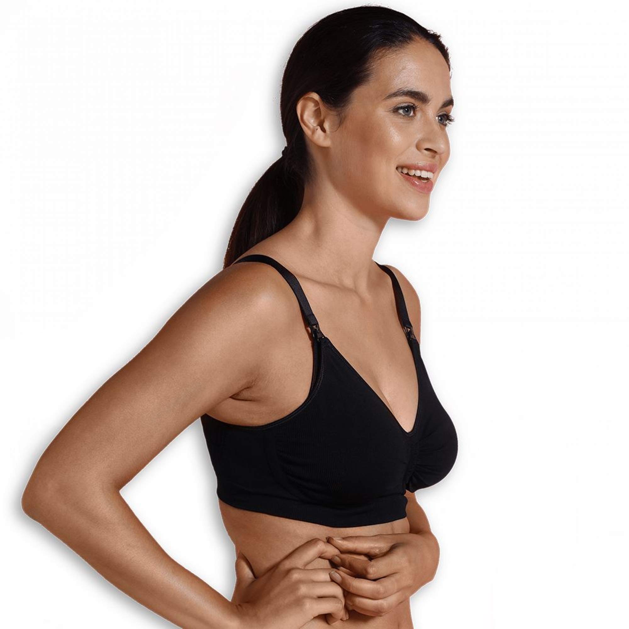 S - 10 Carriwell Padded Maternity & Nursing Bra 33 Soft Strech Womens Bras