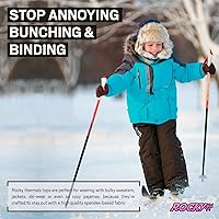 Vista 10 de Rocky Ropa interior térmica para niños, ropa interior larga para niños, capa base para clima frío/esquí Jade